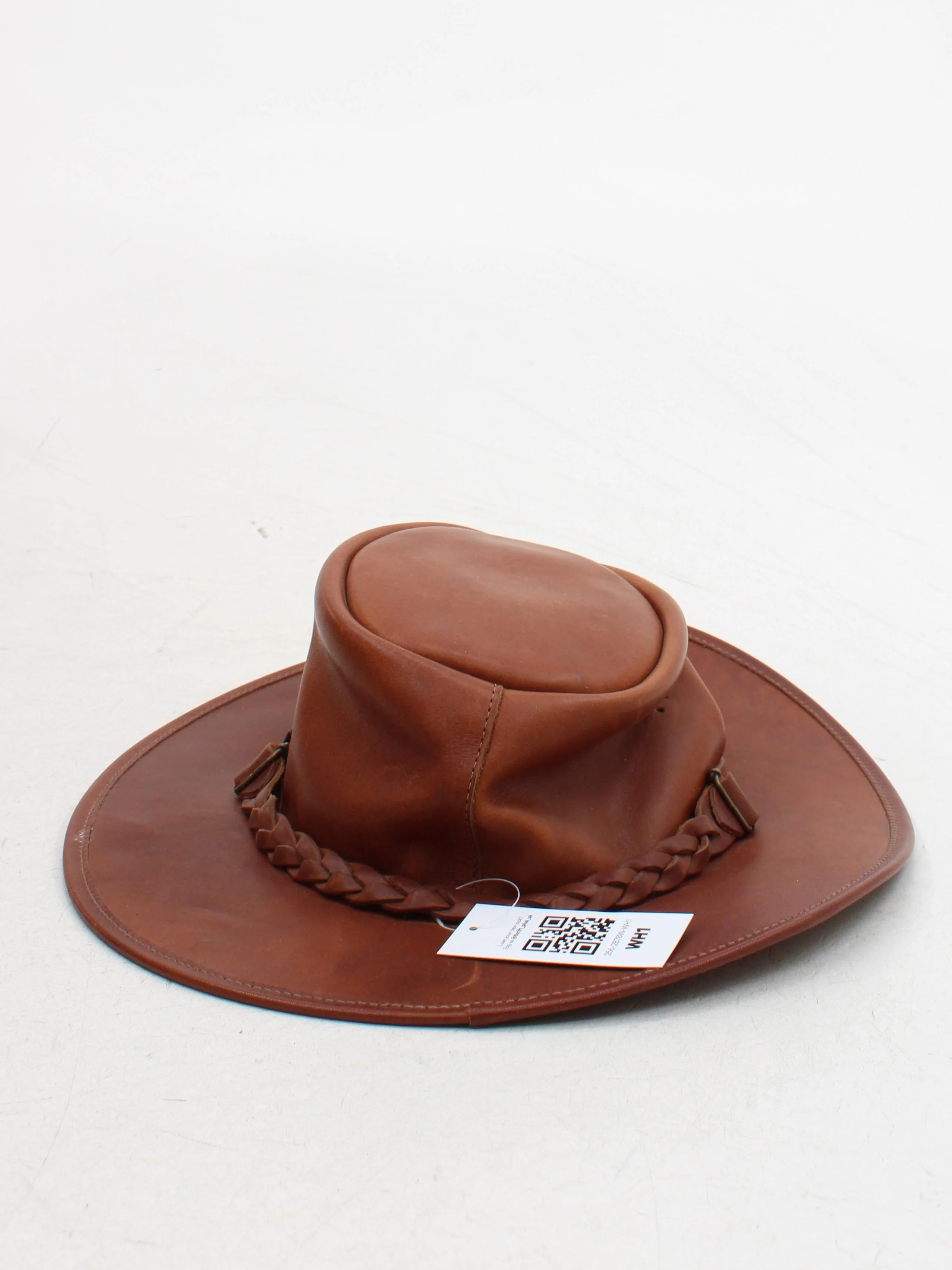 Toggi Men's Hat L Tan 100% Leather Bucket Hat - Image 2