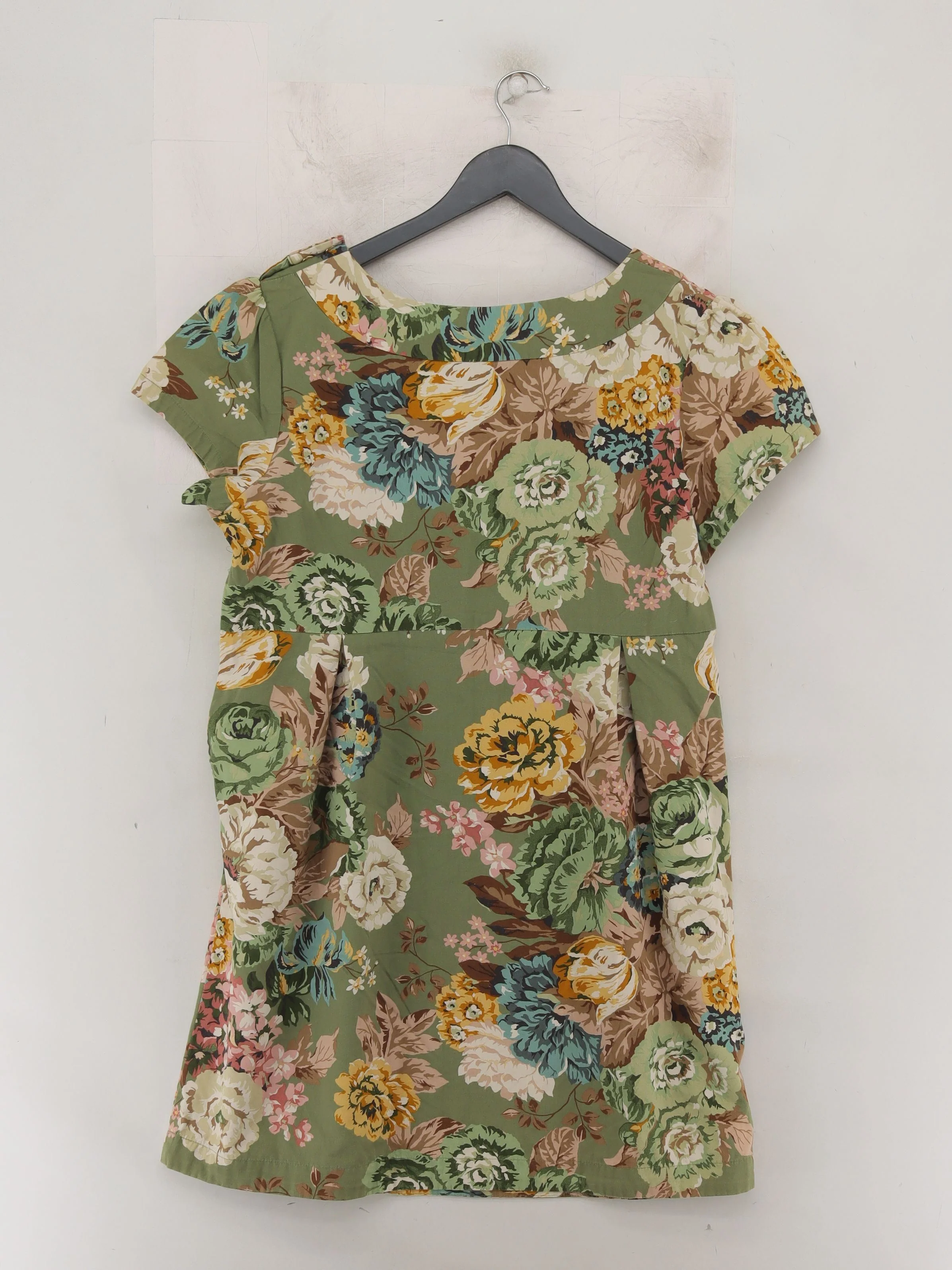 Tom Joule T-Shirt Mini Dress UK16 in Green - Image 2