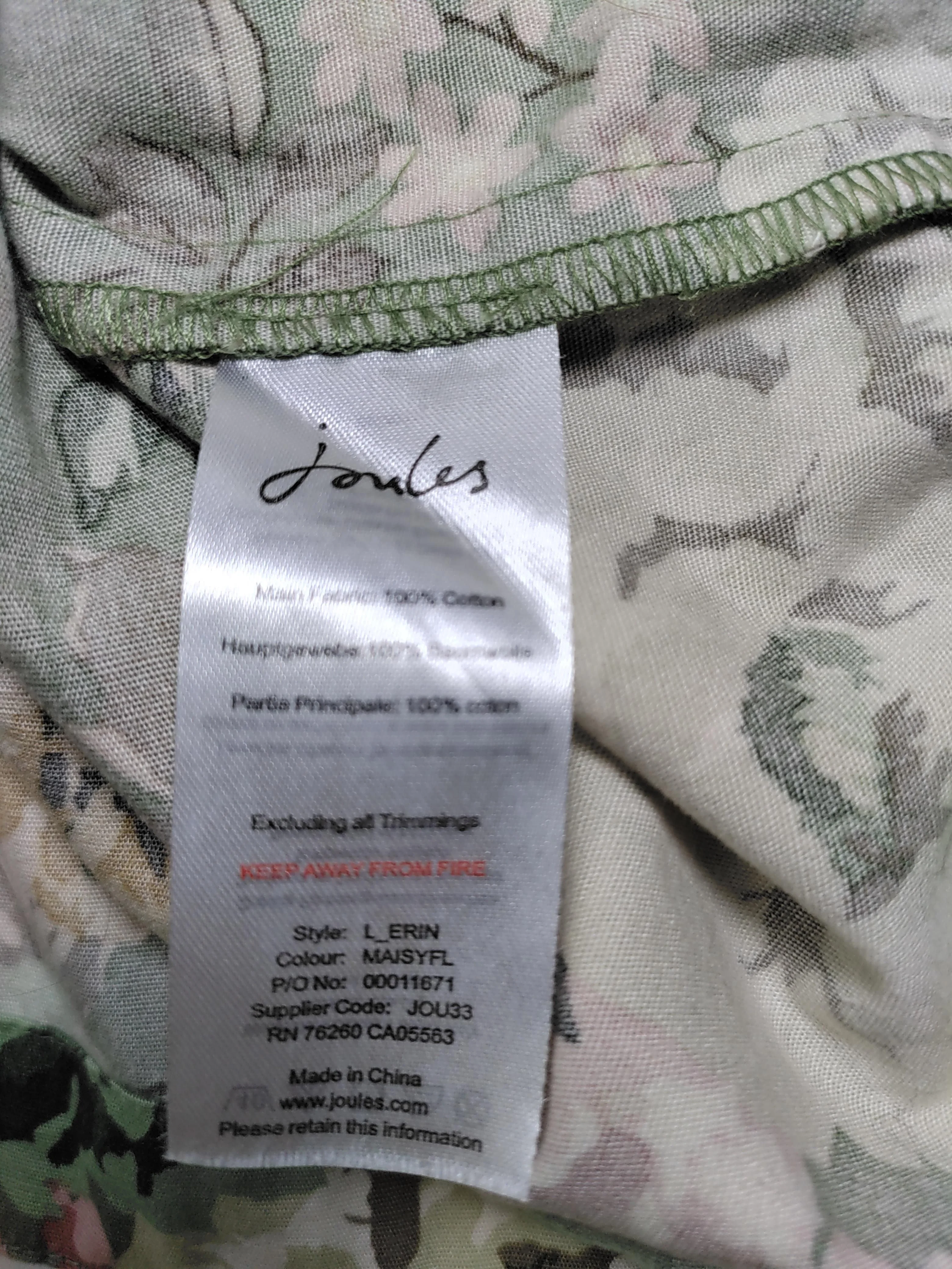 Tom Joule T-Shirt Mini Dress UK16 in Green - Image 6