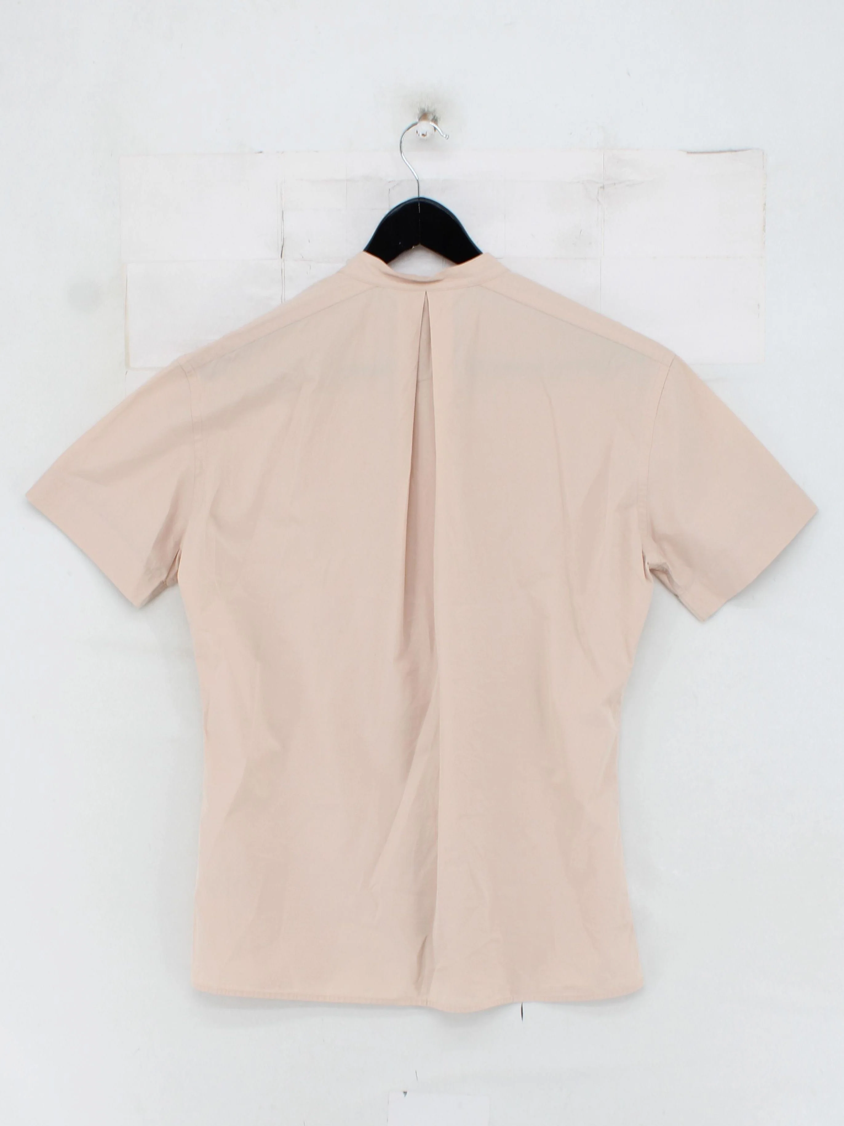 Tomas Maier & Uniqlo Men's Shirt S Tan 100% Cotton Basic - Image 2