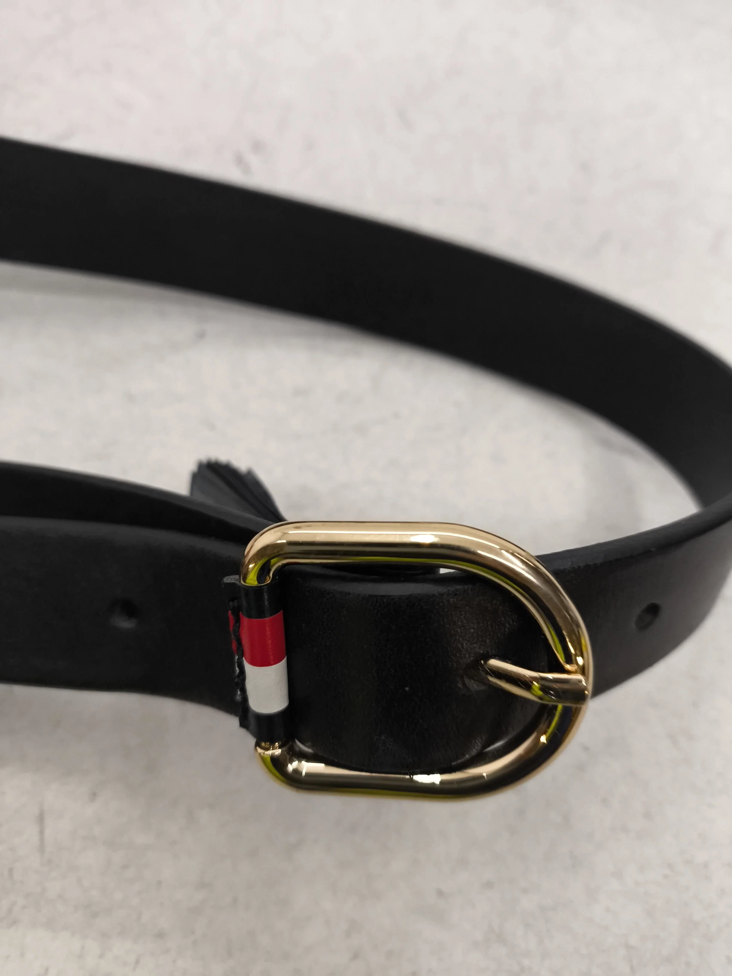Tommy Hilfiger Men's Belt M Black 100% Leather Dress Belt - Image 3