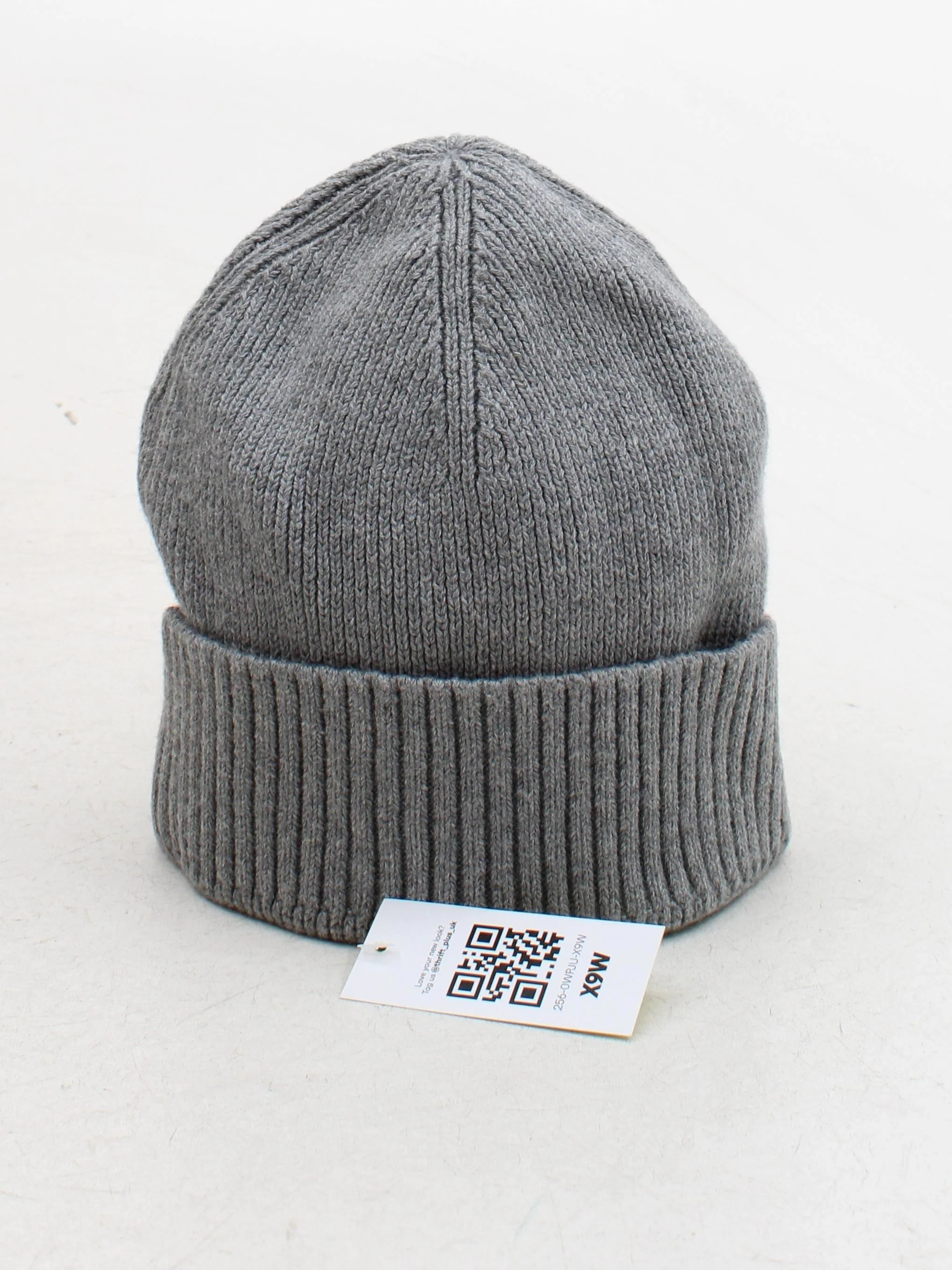 Tommy Hilfiger Men's Hat Grey Cotton with Elastane Beanie - Image 2