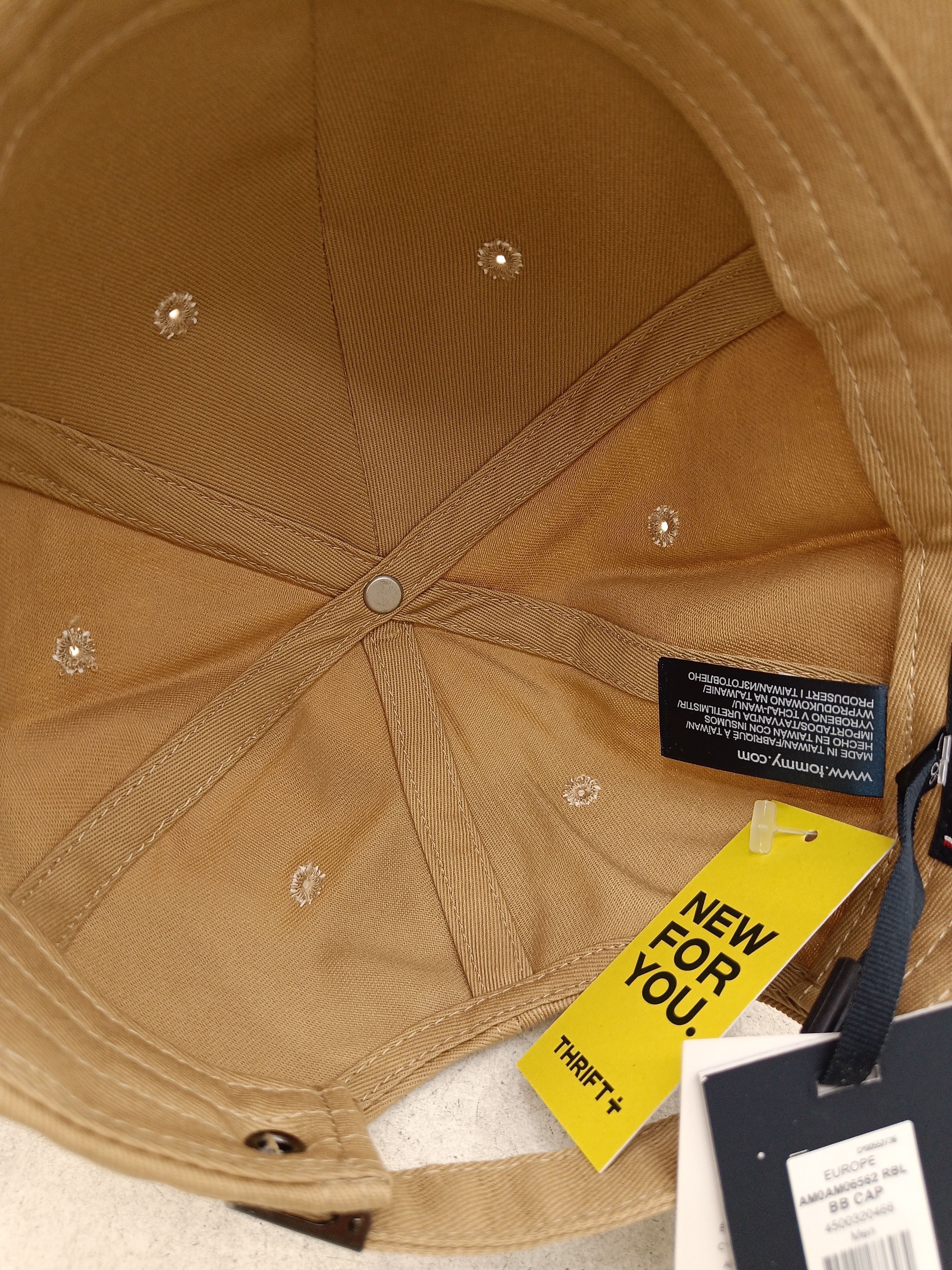 Tommy Hilfiger Men's Hat Tan 100% Cotton Baseball Cap New with tags - Image 4