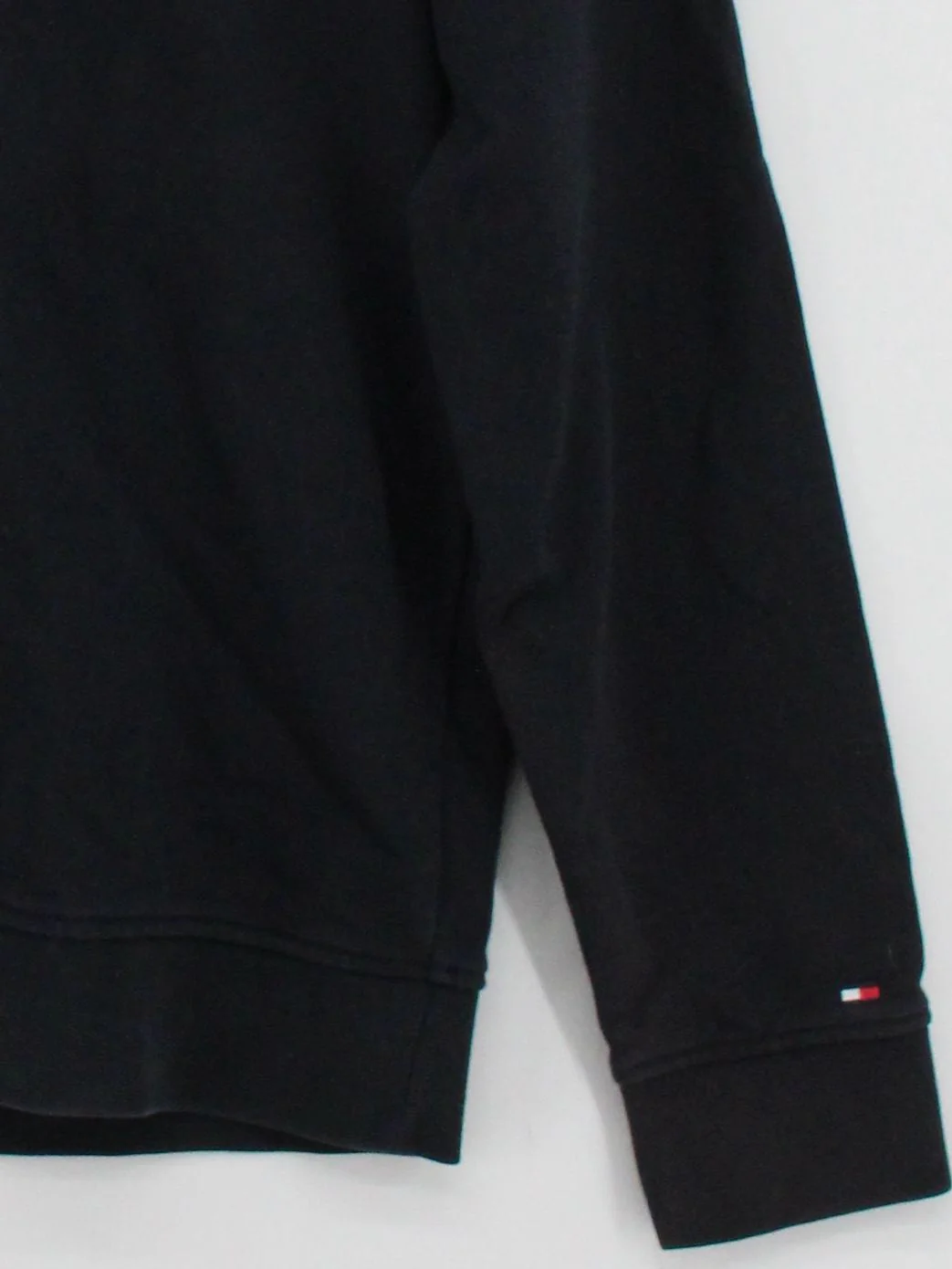Tommy Hilfiger Men's Hoodie L Black Graphic 100% Cotton Pullover - Image 4