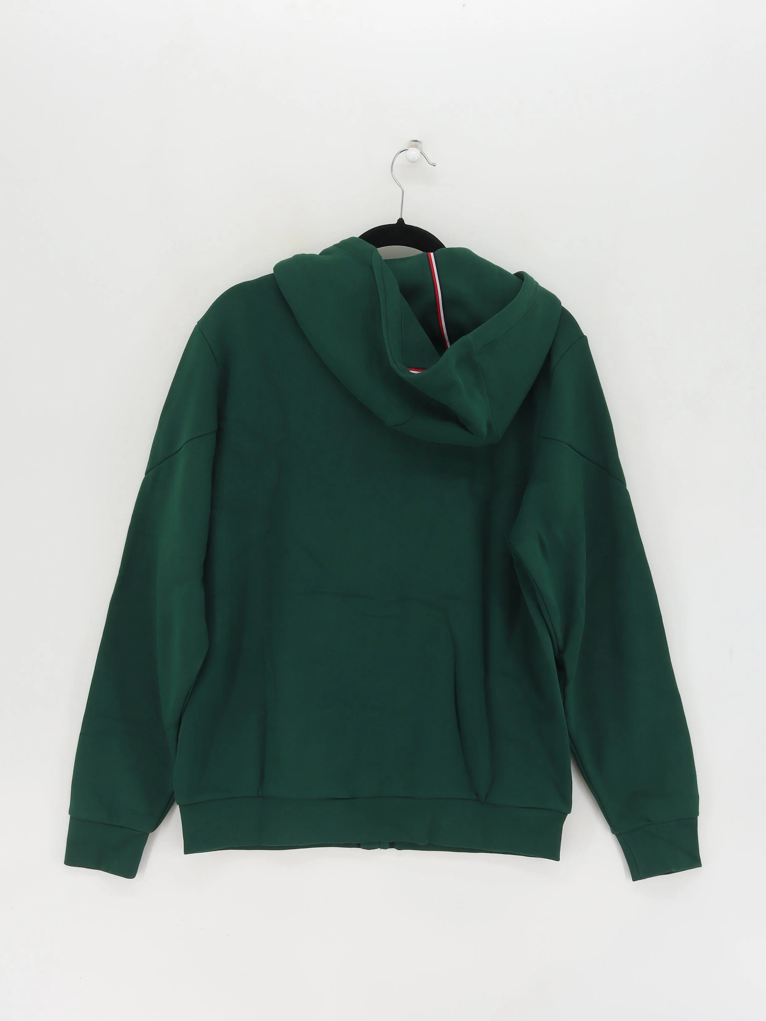 Tommy Hilfiger Men's Hoodie M Green Cotton with Polyester Full Zip New with tags - Image 2