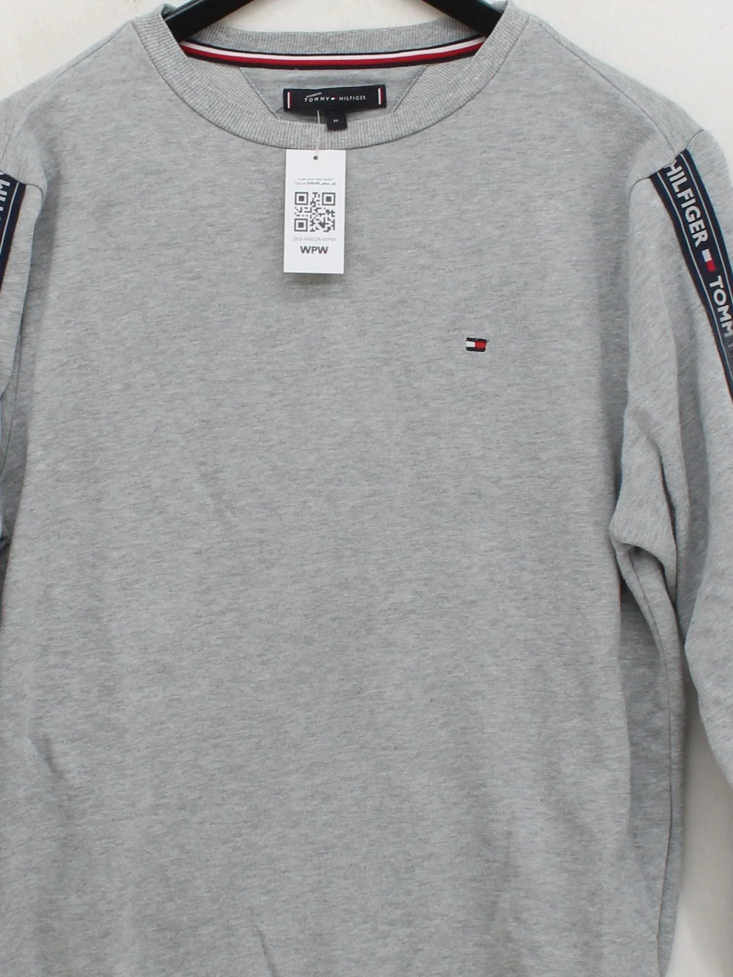 Tommy Hilfiger Men's Hoodie M Grey 100% Cotton Pullover - Image 3