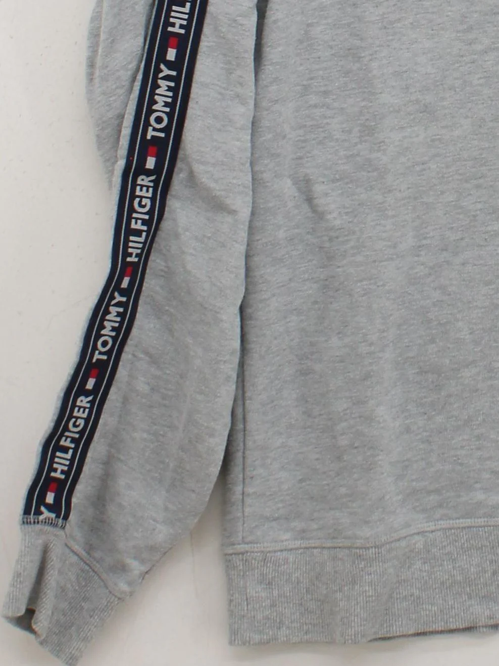 Tommy Hilfiger Men's Hoodie M Grey 100% Cotton Pullover - Image 4
