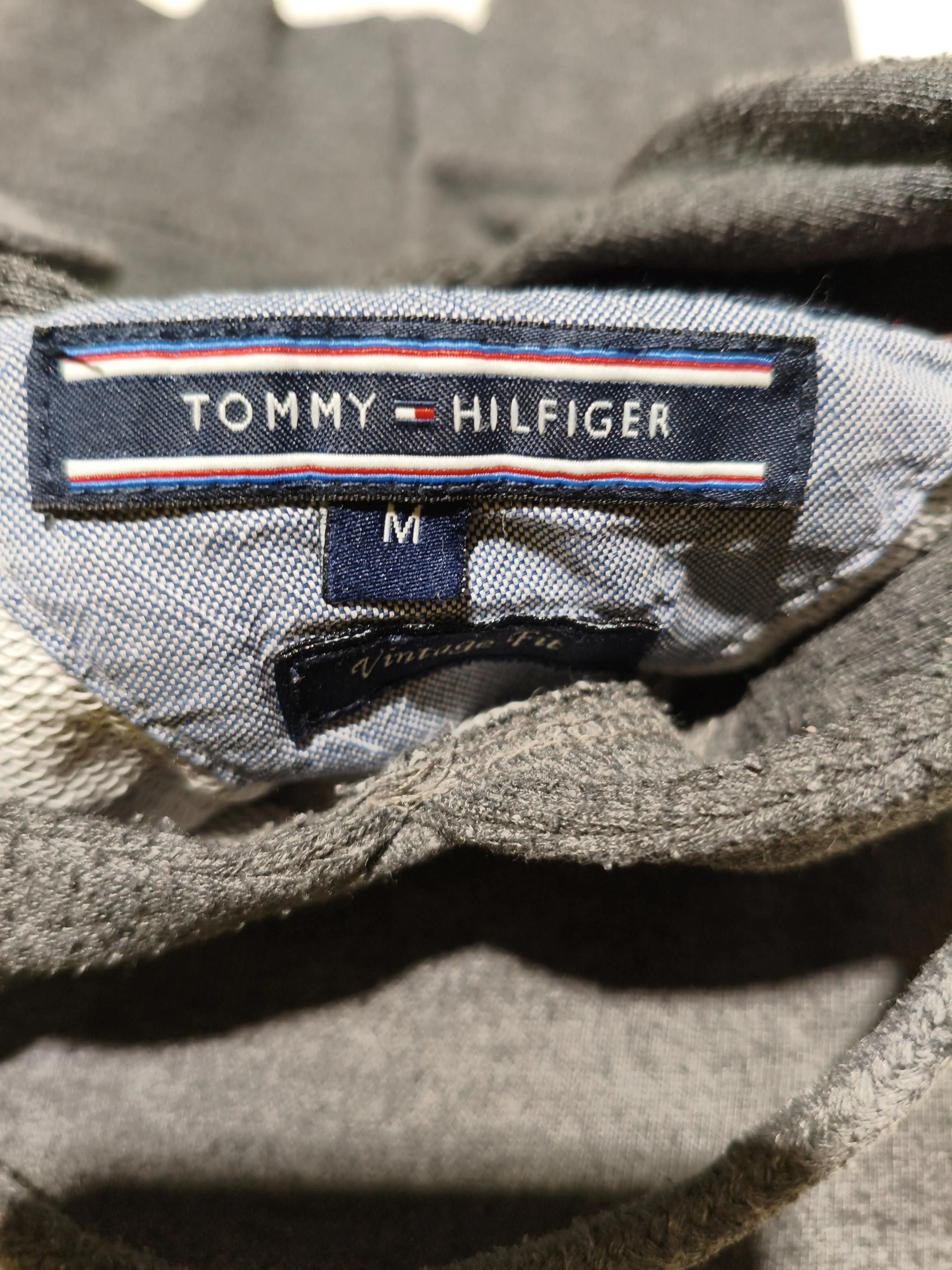 Tommy Hilfiger Men's Hoodie M Grey 100% Cotton Pullover - Image 6