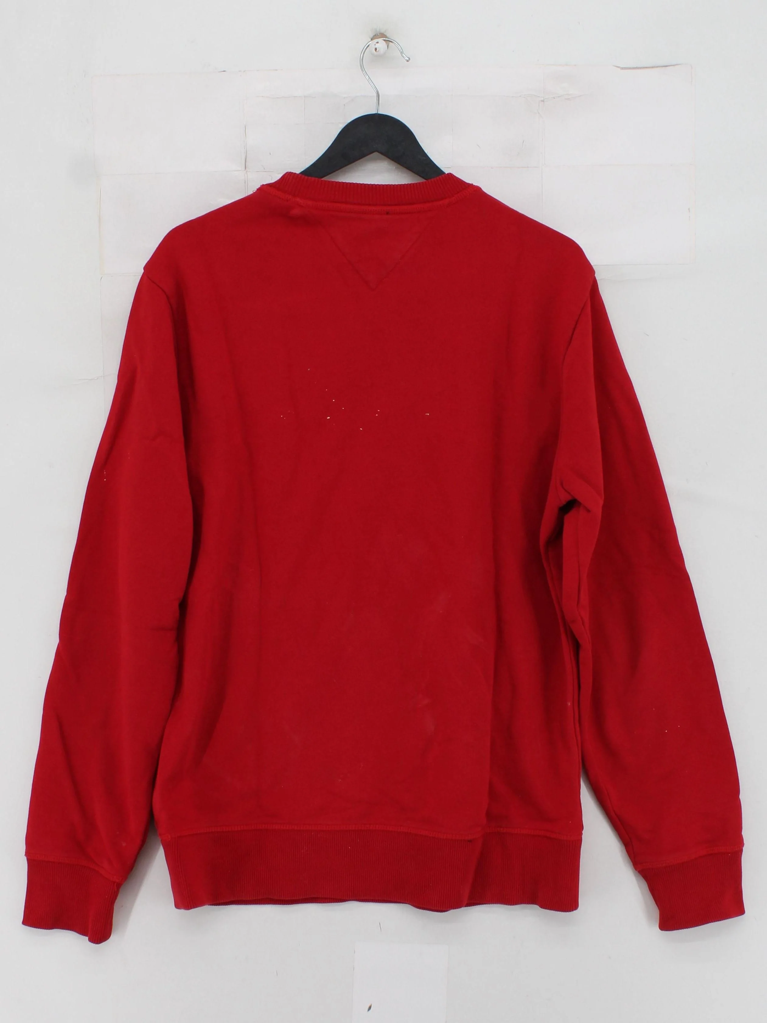 Tommy Hilfiger Men's Hoodie M Red 100% Cotton Pullover - Image 2