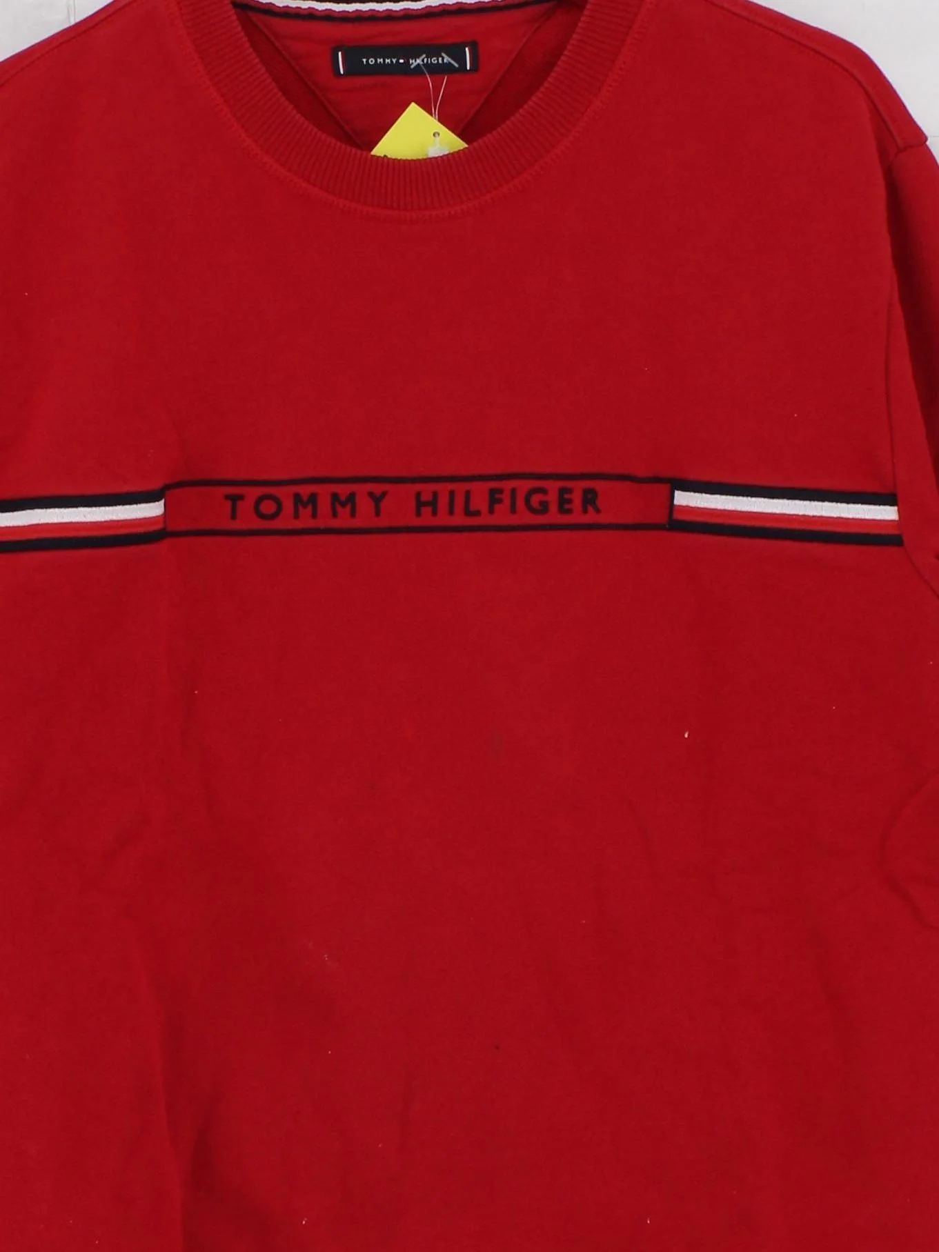 Tommy Hilfiger Men's Hoodie M Red 100% Cotton Pullover - Image 3