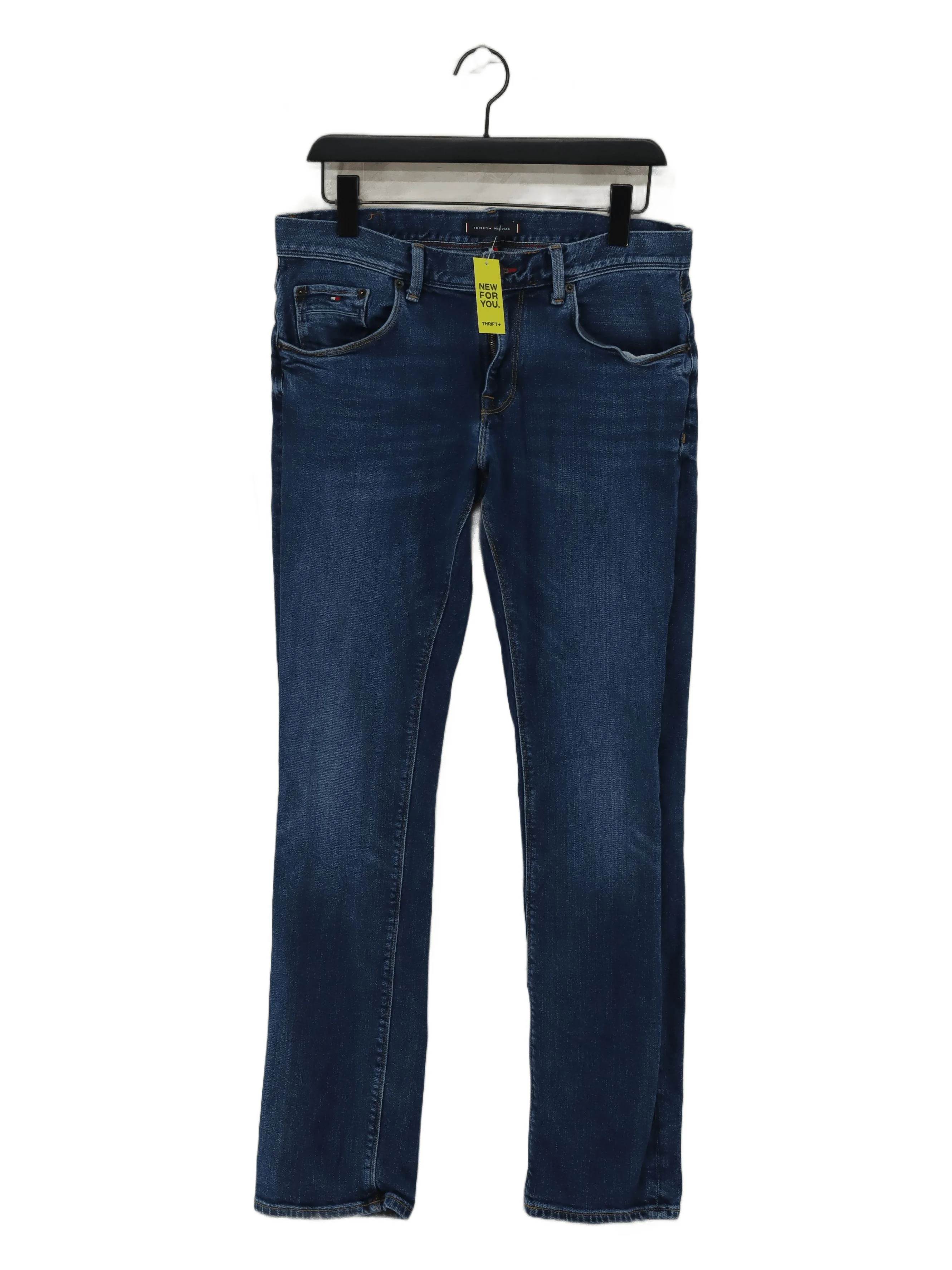 Tommy Hilfiger Men's Jeans W 32 in; L 32 in Blue Cotton with Elastane Straight