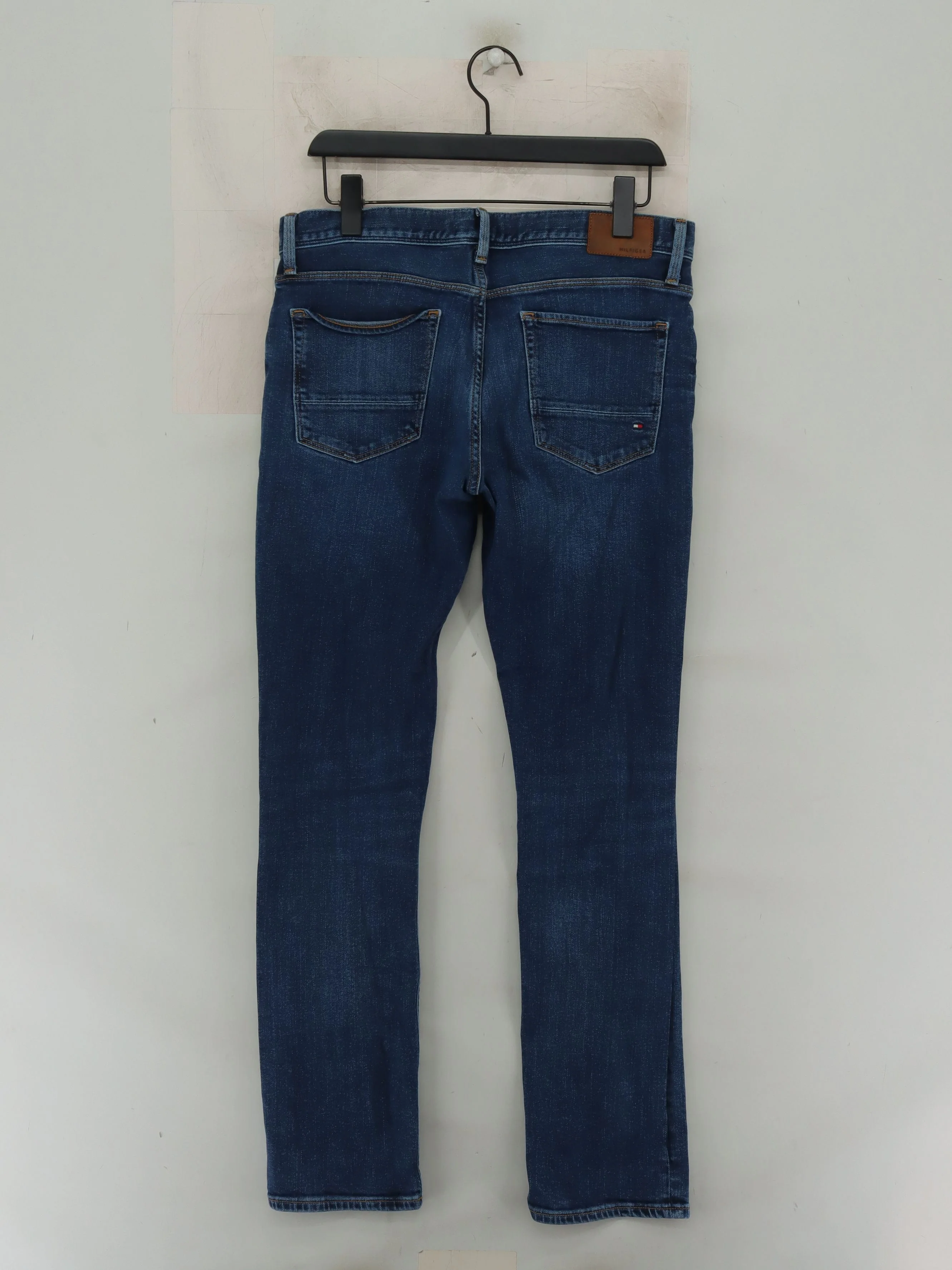 Tommy Hilfiger Men's Jeans W 32 in; L 32 in Blue Cotton with Elastane Straight - Image 2