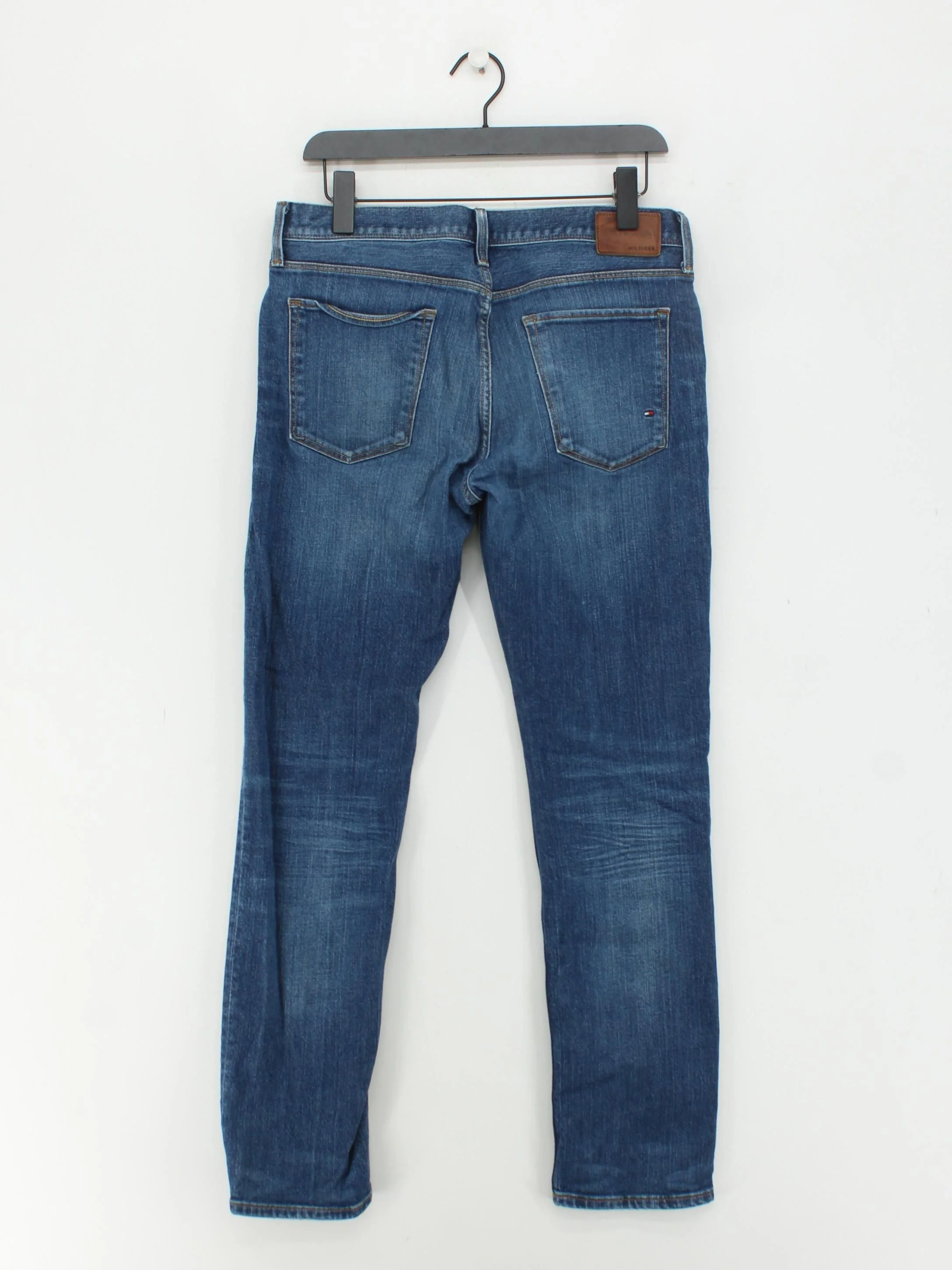 Tommy Hilfiger Men's Jeans W 32 in; L 32 in Blue Cotton with Elastane Straight - Image 2
