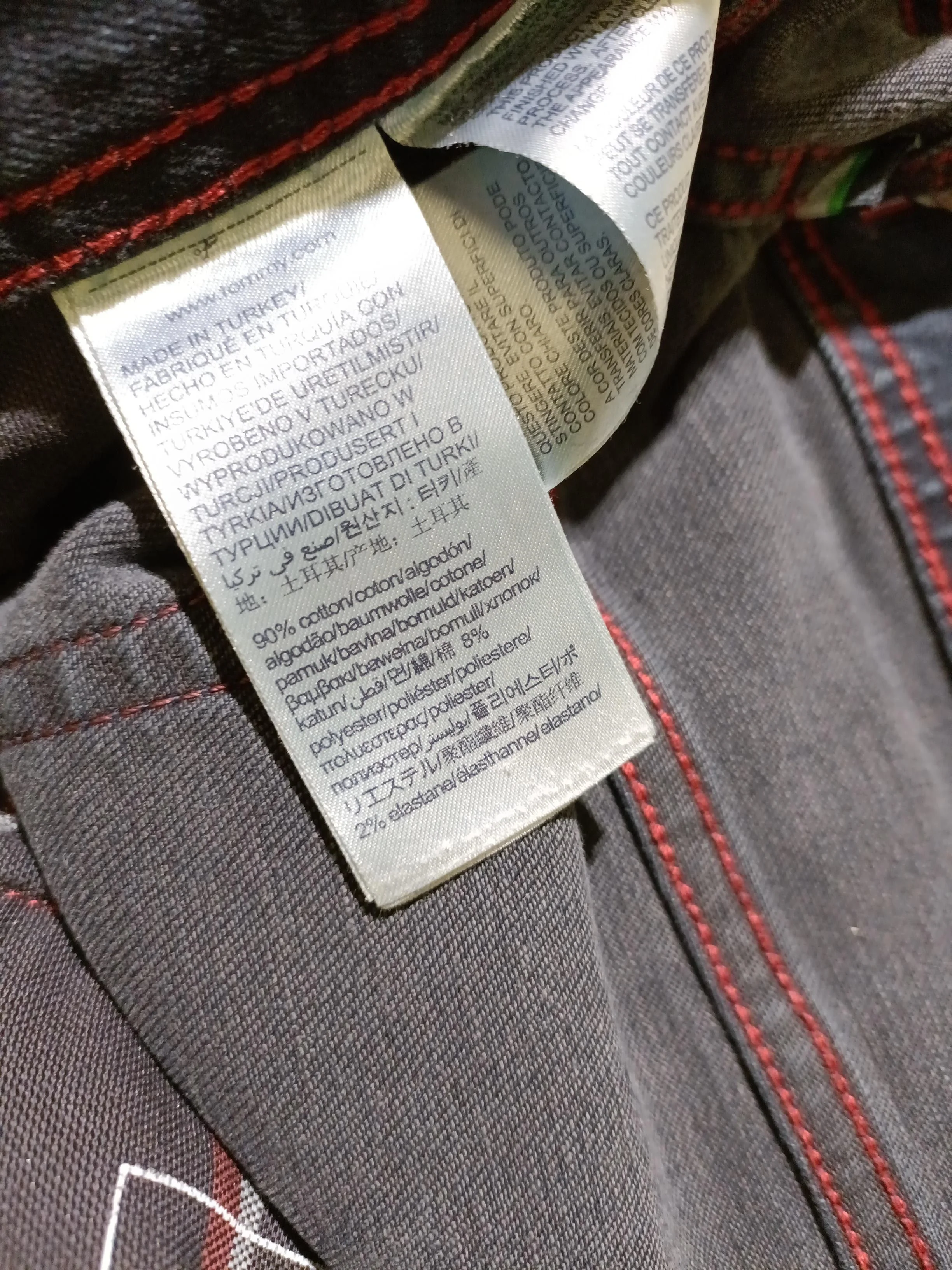 Tommy Hilfiger Men's Jeans W 36 in Blue Cotton with Polyester, Elastane Straight - Image 6