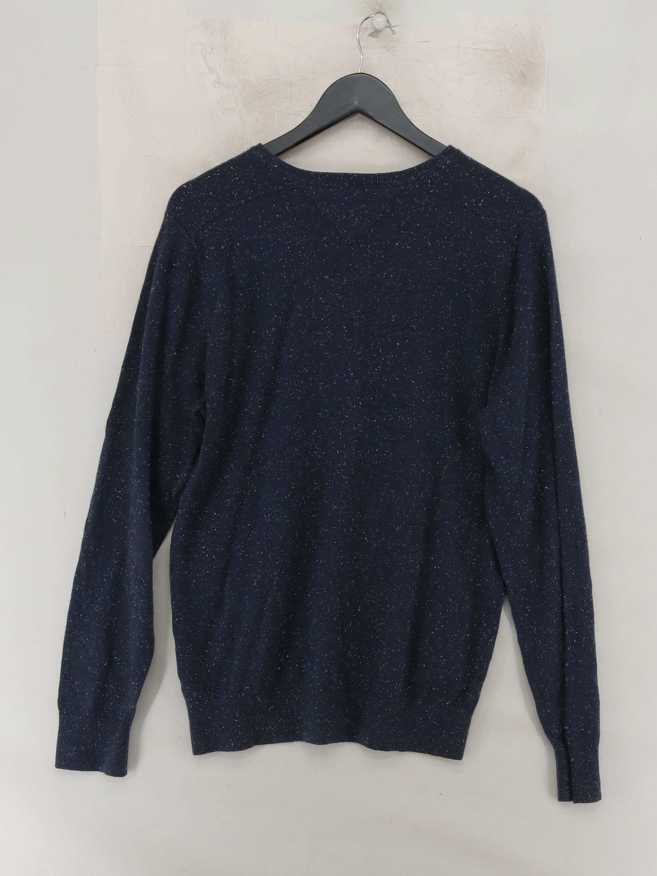 Tommy Hilfiger Men's Jumper M Blue Cotton with Nylon, Elastane Pullover - Image 2