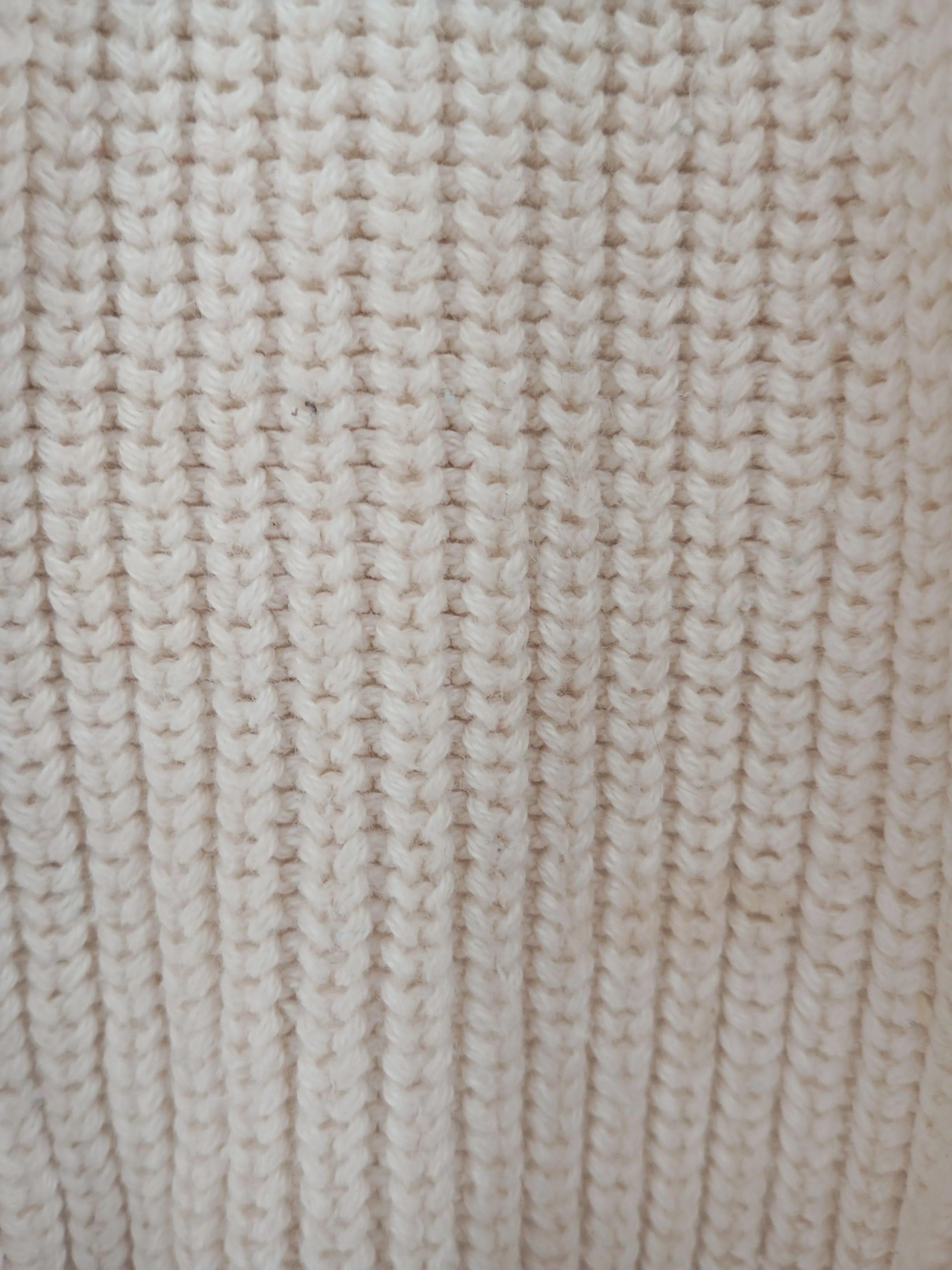 Tommy Hilfiger Men's Jumper M Cream 100% Cotton High Neck Pullover - Image 5
