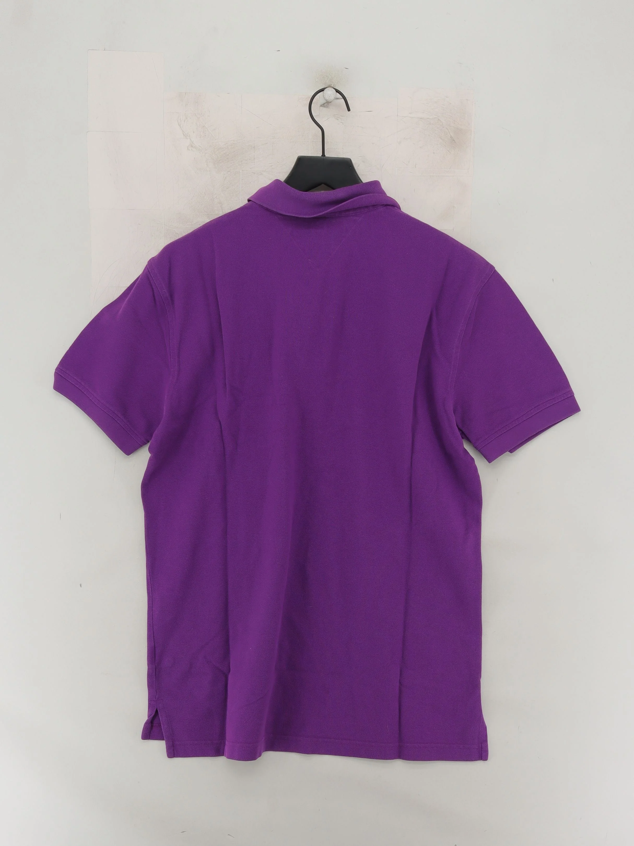 Tommy Hilfiger Men's Polo L Purple 100% Cotton Basic - Image 2