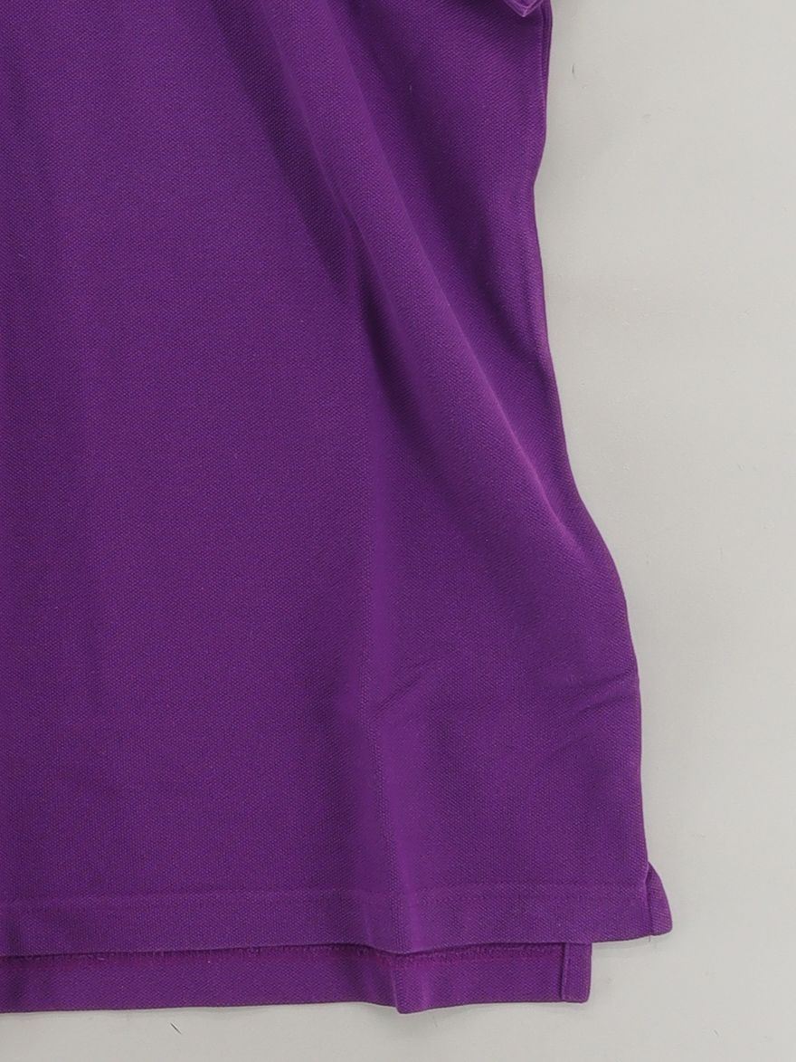 Tommy Hilfiger Men's Polo L Purple 100% Cotton Basic - Image 4