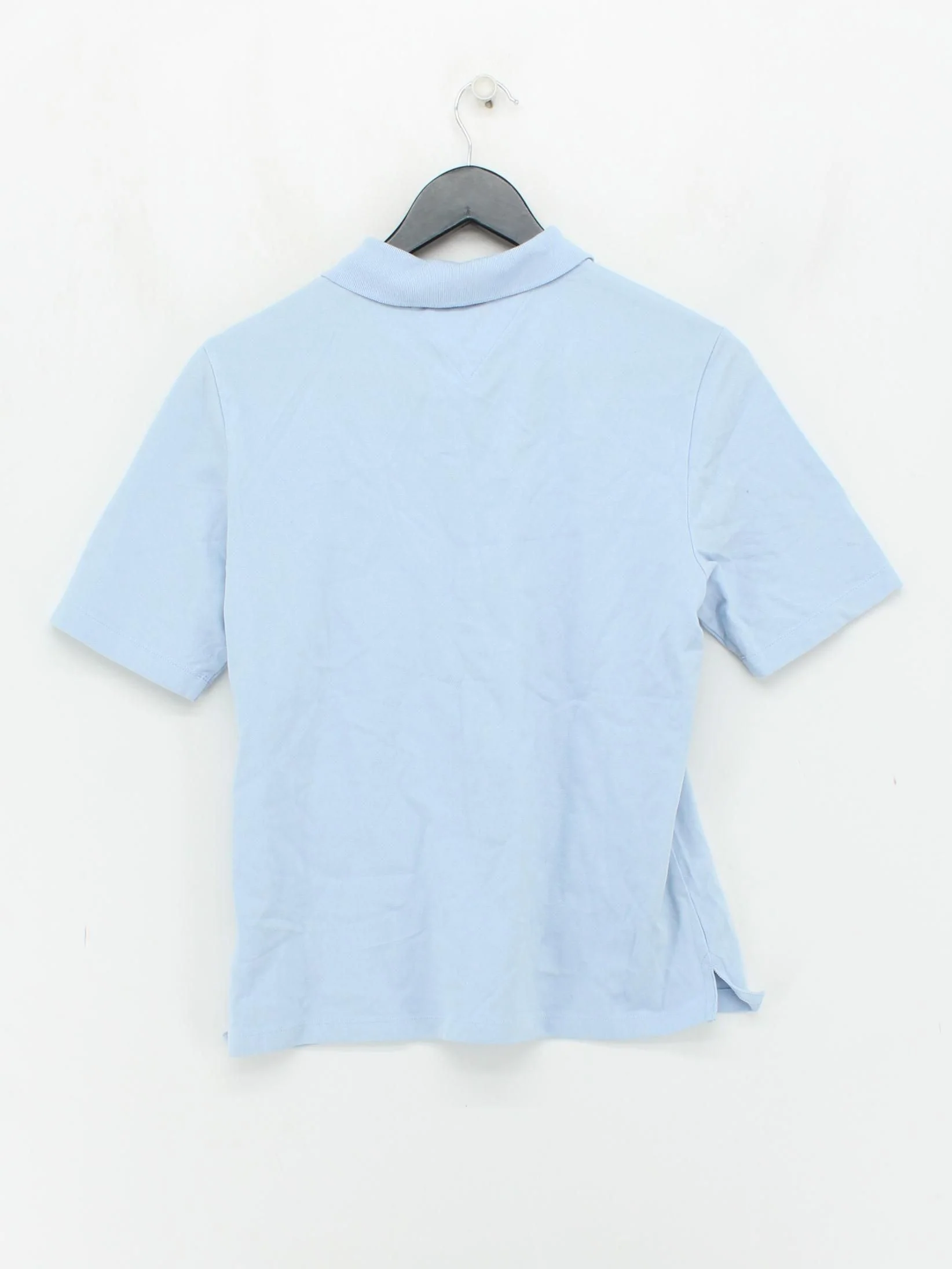 Tommy Hilfiger Men's Polo M Blue Cotton with Elastane Basic - Image 2