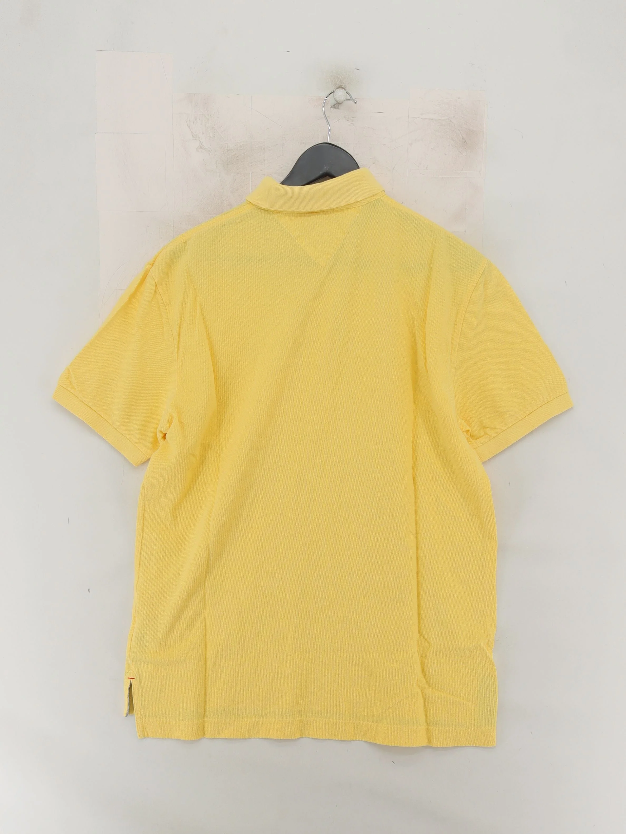 Tommy Hilfiger Men's Polo M Yellow 100% Cotton Basic - Image 2