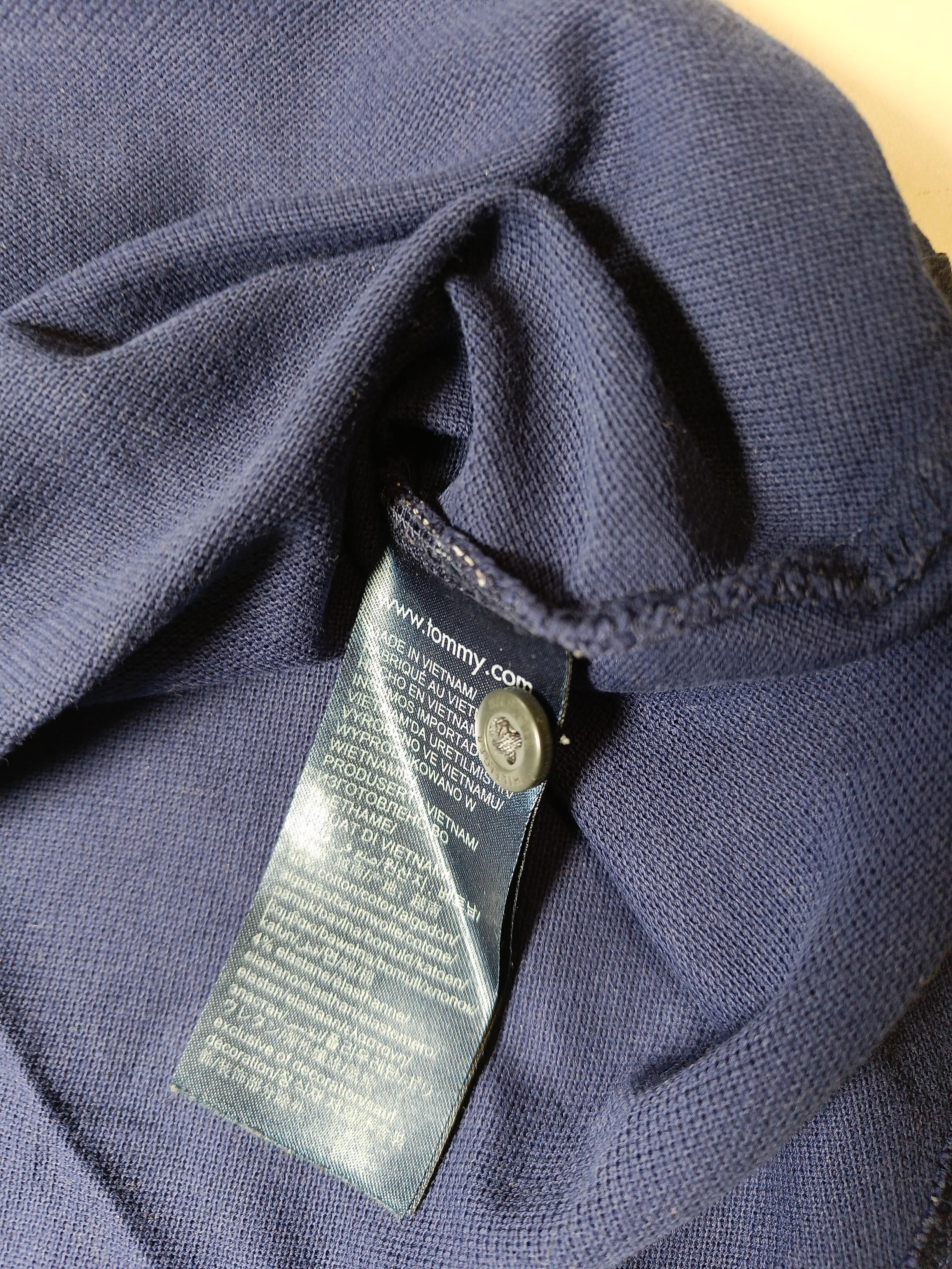 Tommy Hilfiger Men's Polo S Blue 100% Cotton Basic - Image 7
