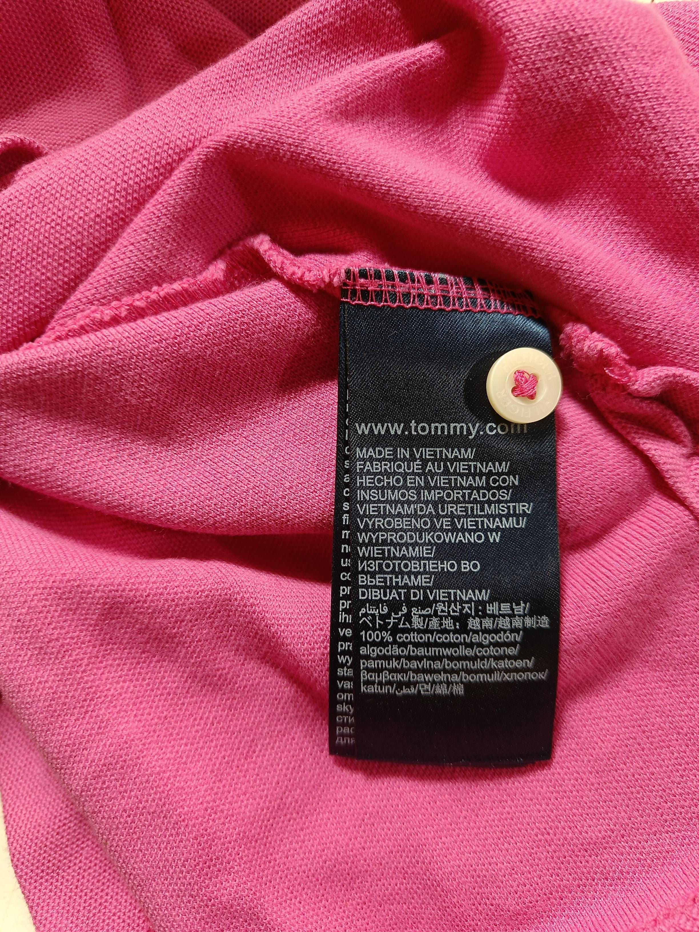 Tommy Hilfiger Men's Polo S Pink 100% Cotton Basic - Image 6