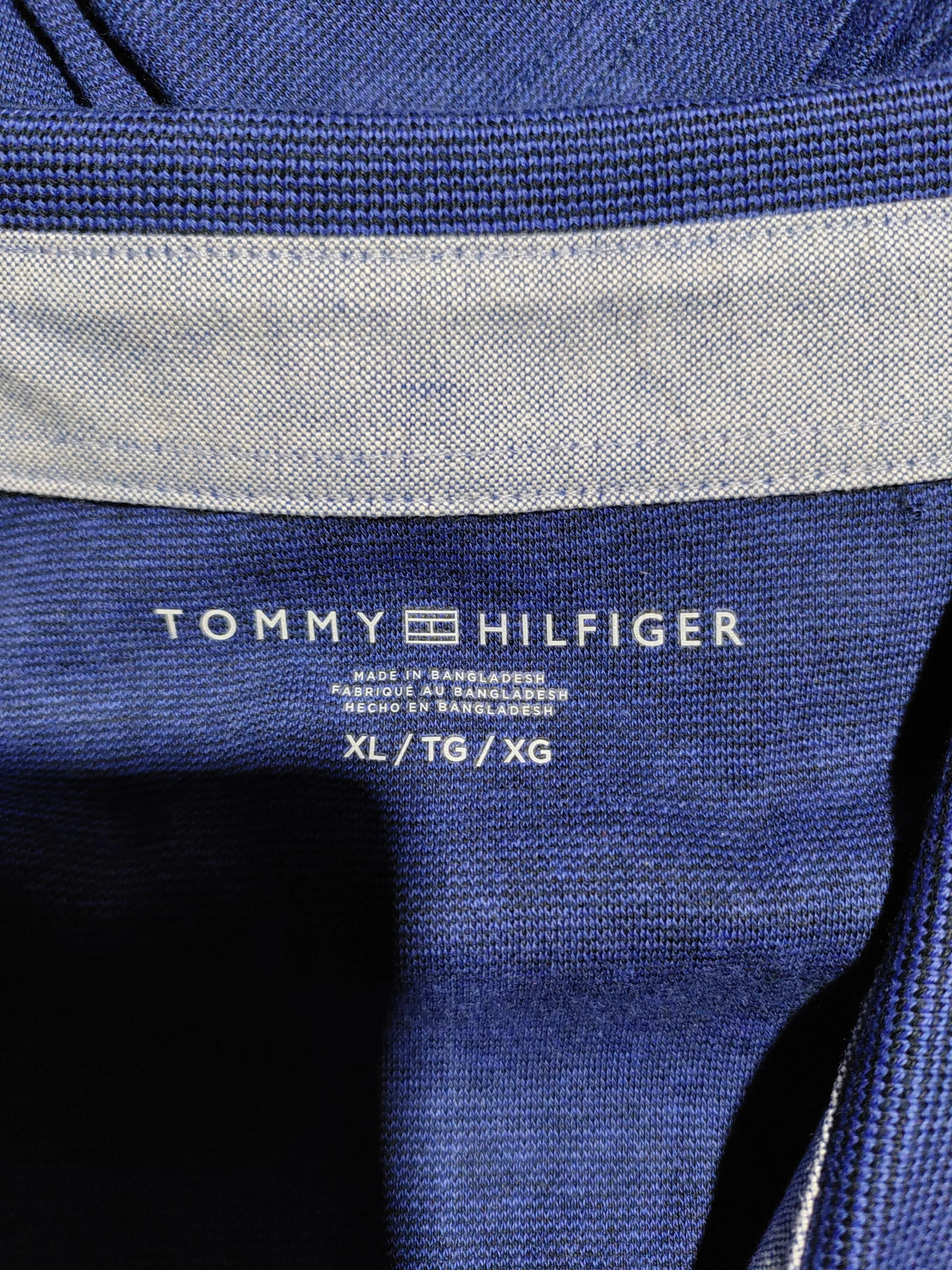Tommy Hilfiger Men's Polo XL Blue 100% Cotton Basic - Image 5