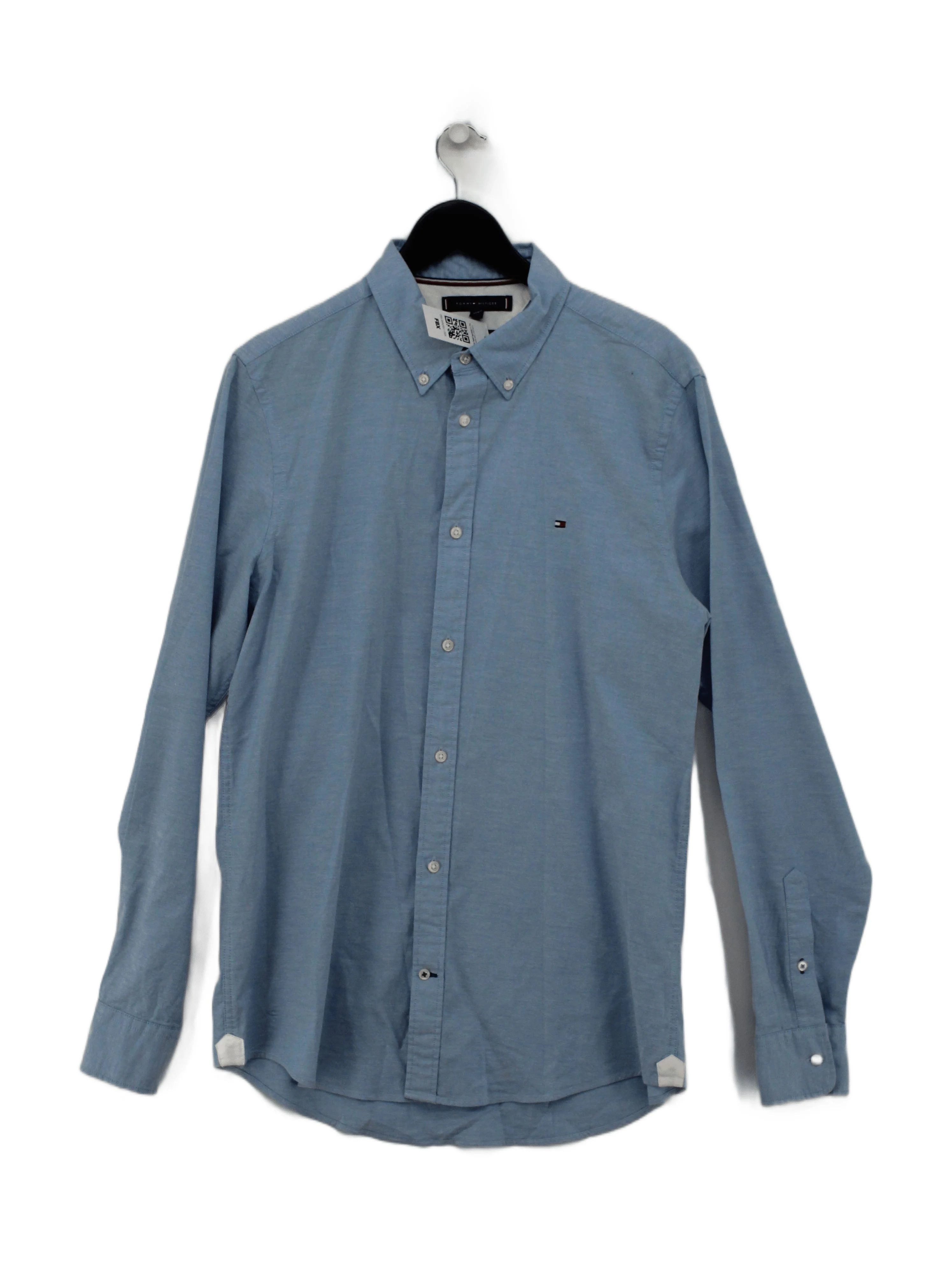 Tommy Hilfiger Men's Shirt L Blue 100% Other Basic
