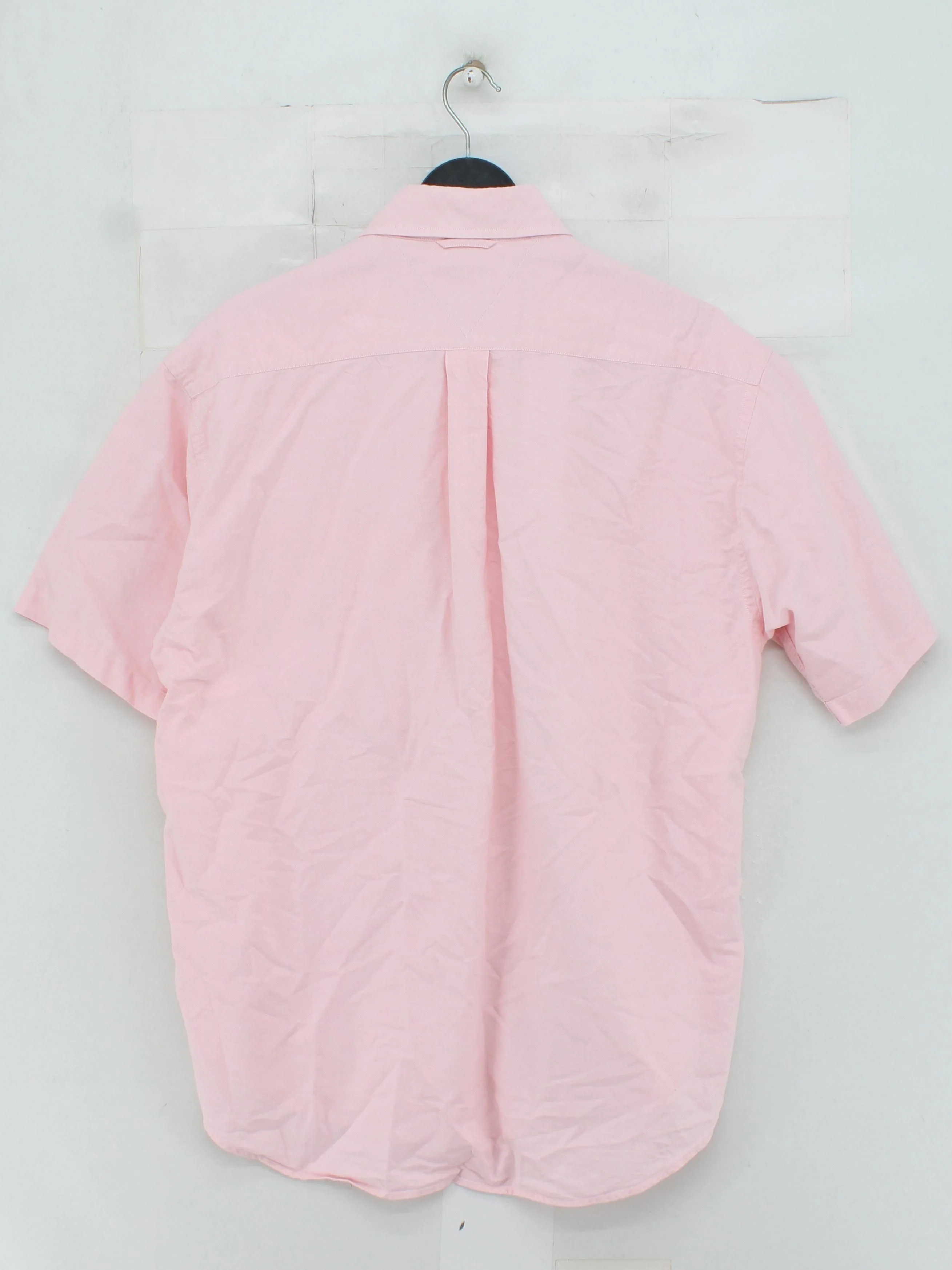 Tommy Hilfiger Men's Shirt M Pink 100% Cotton Basic - Image 2