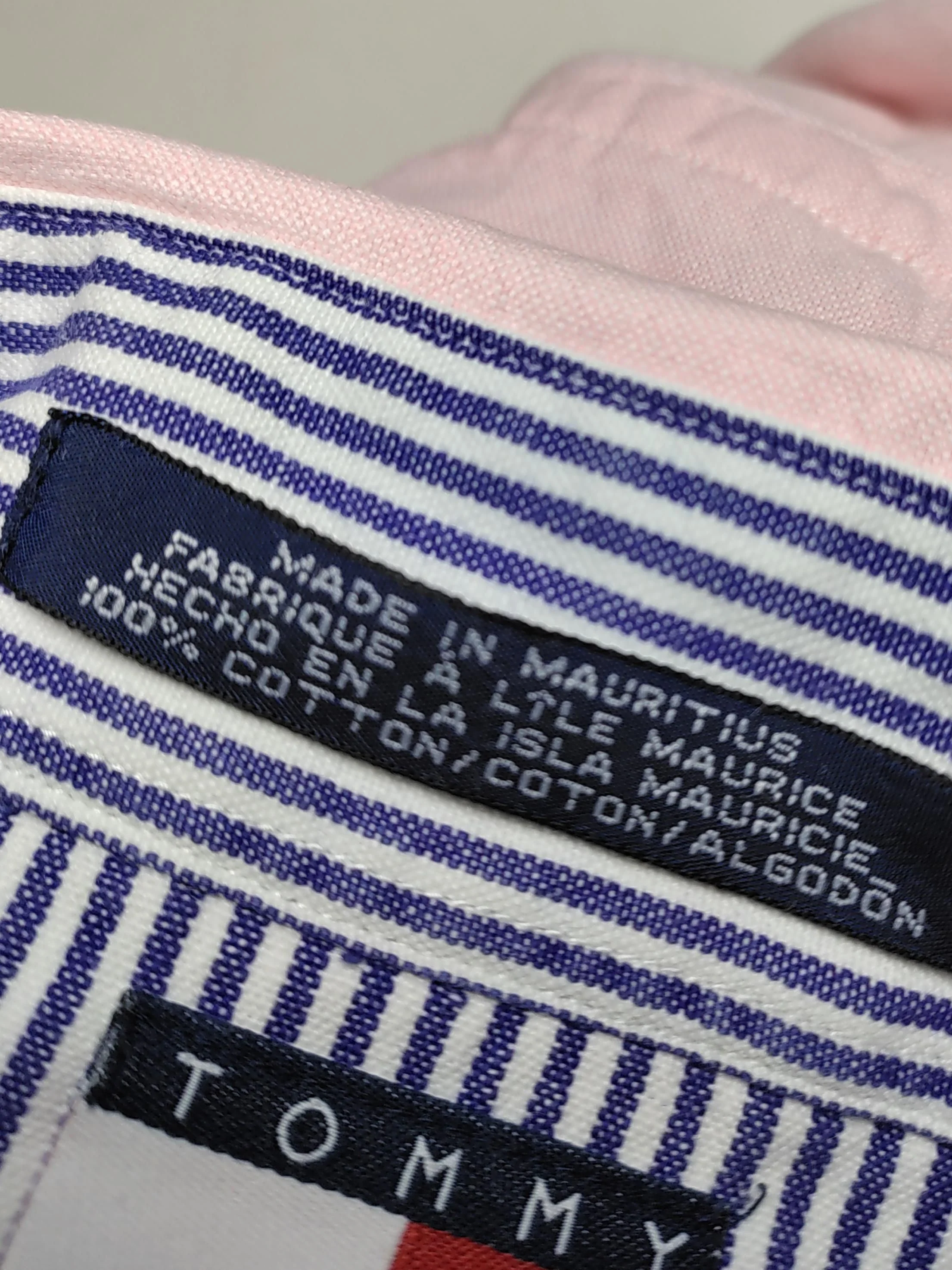 Tommy Hilfiger Men's Shirt M Pink 100% Cotton Basic - Image 6