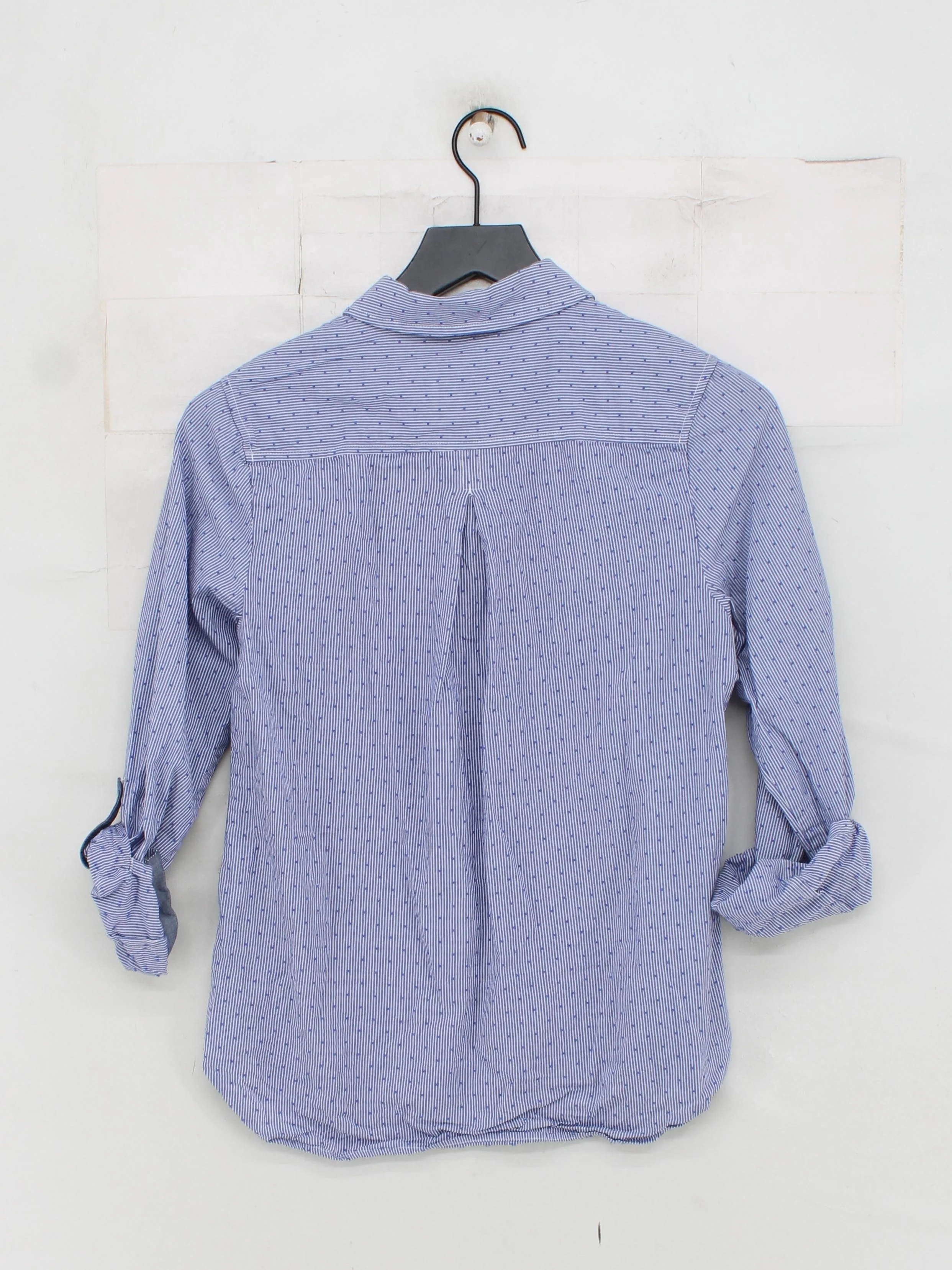 Tommy Hilfiger Men's Shirt S Blue 100% Cotton Basic - Image 2