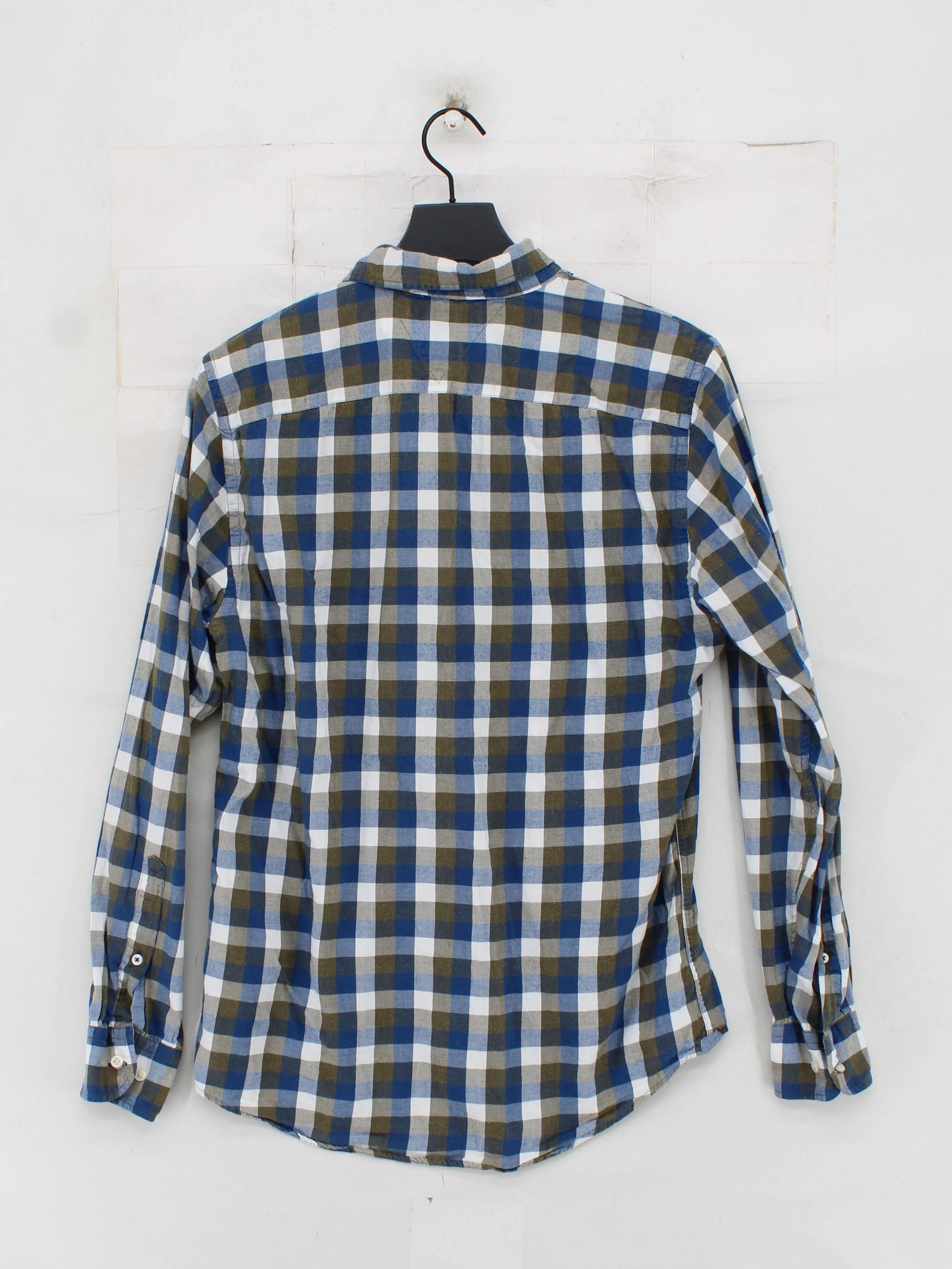 Tommy Hilfiger Men's Shirt S Multi Checkered 100% Cotton Basic - Image 2