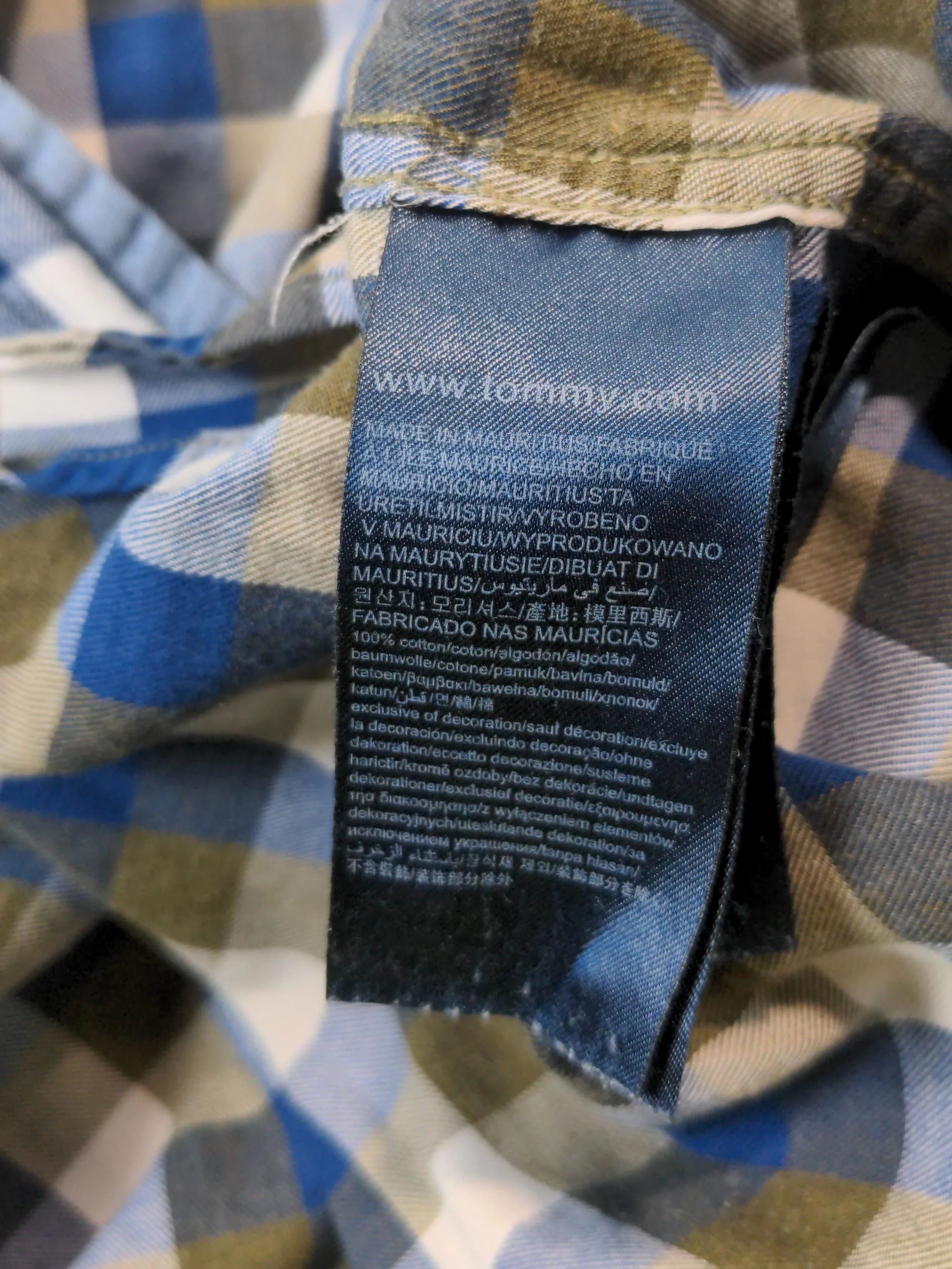 Tommy Hilfiger Men's Shirt S Multi Checkered 100% Cotton Basic - Image 7