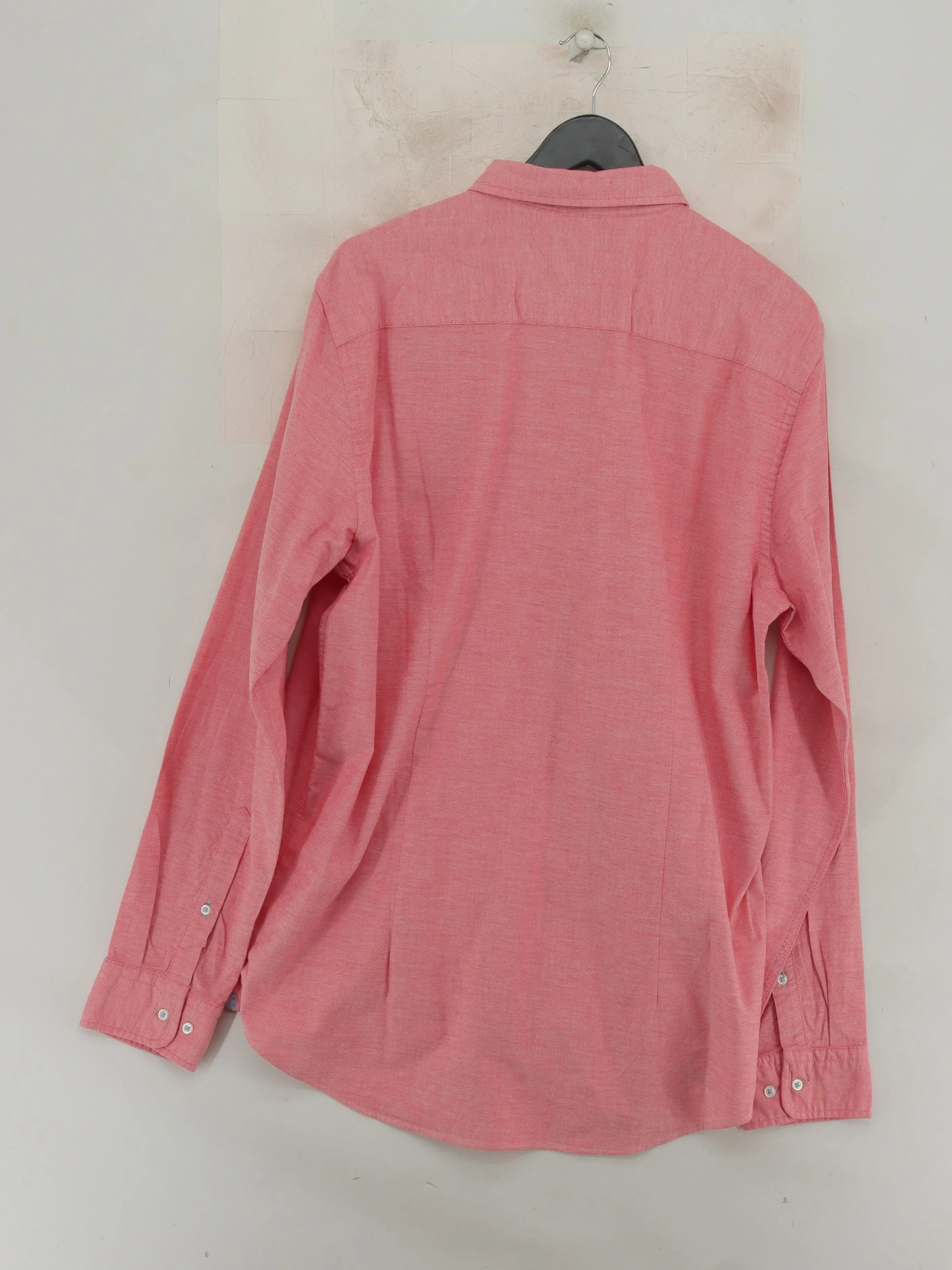 Tommy Hilfiger Men's Shirt XL Red 100% Other Basic - Image 2