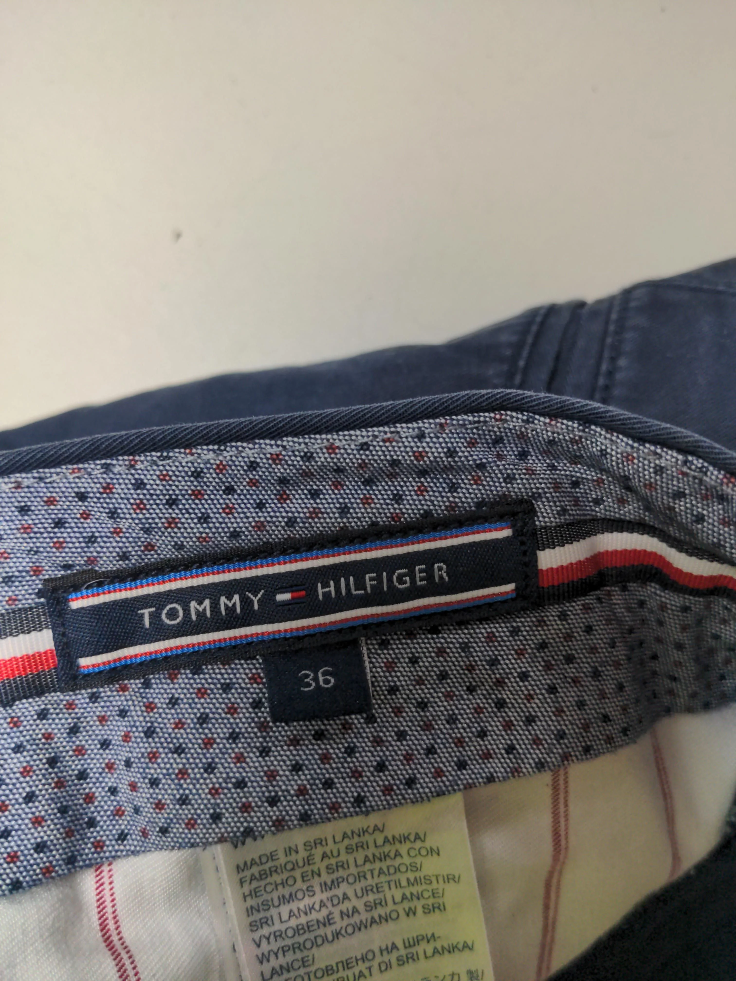Tommy Hilfiger Men's Shorts L Blue 100% Cotton Chino - Image 6
