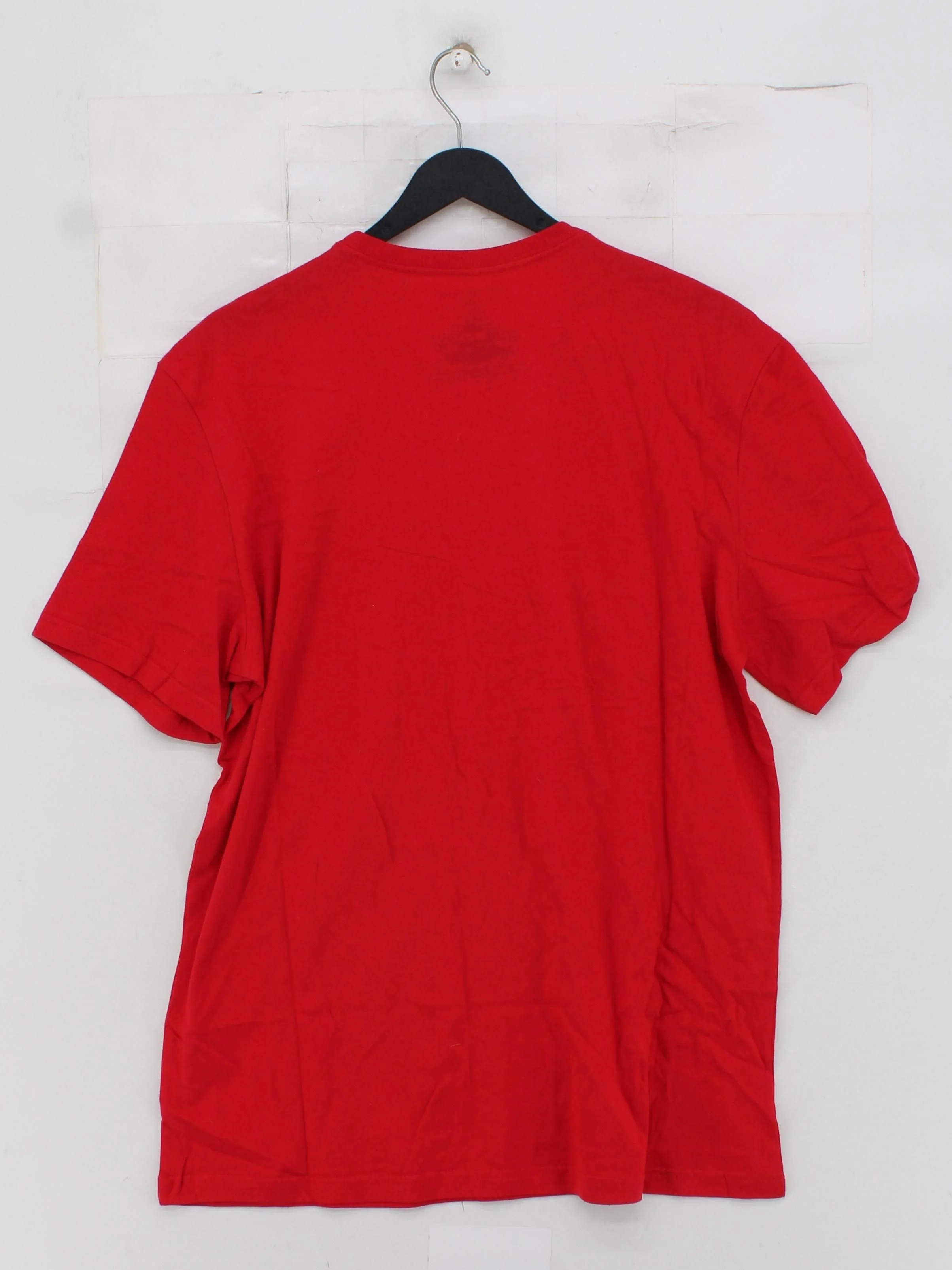 Tommy Hilfiger Men's T-Shirt L Red 100% Cotton Basic - Image 2