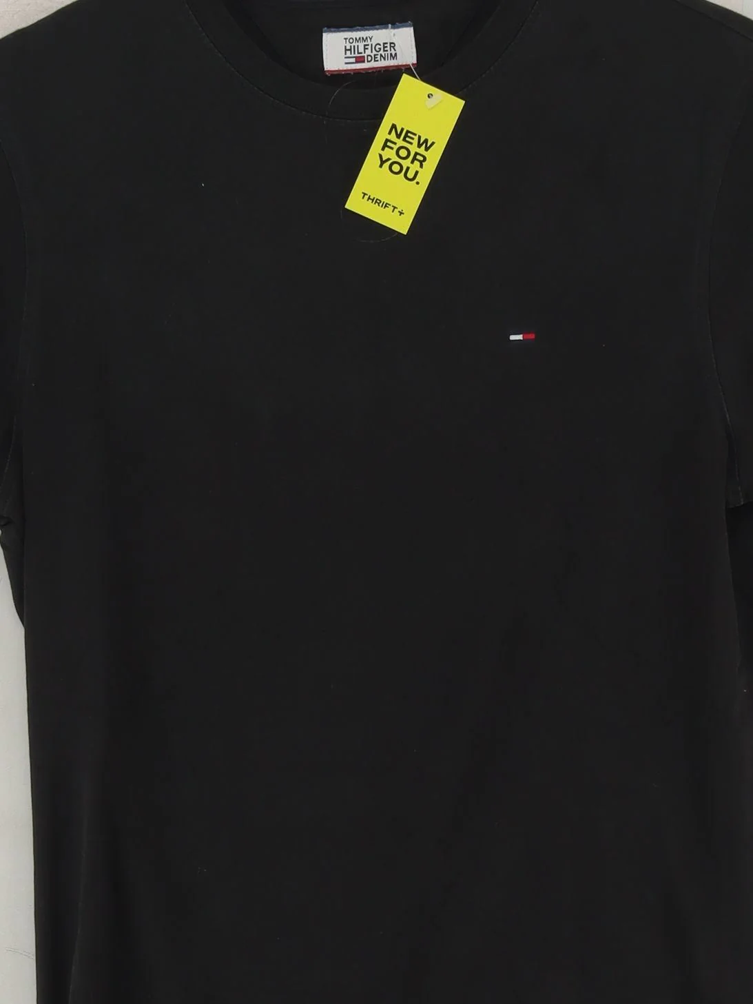 Tommy Hilfiger Men's T-Shirt M Black 100% Cotton Basic - Image 3
