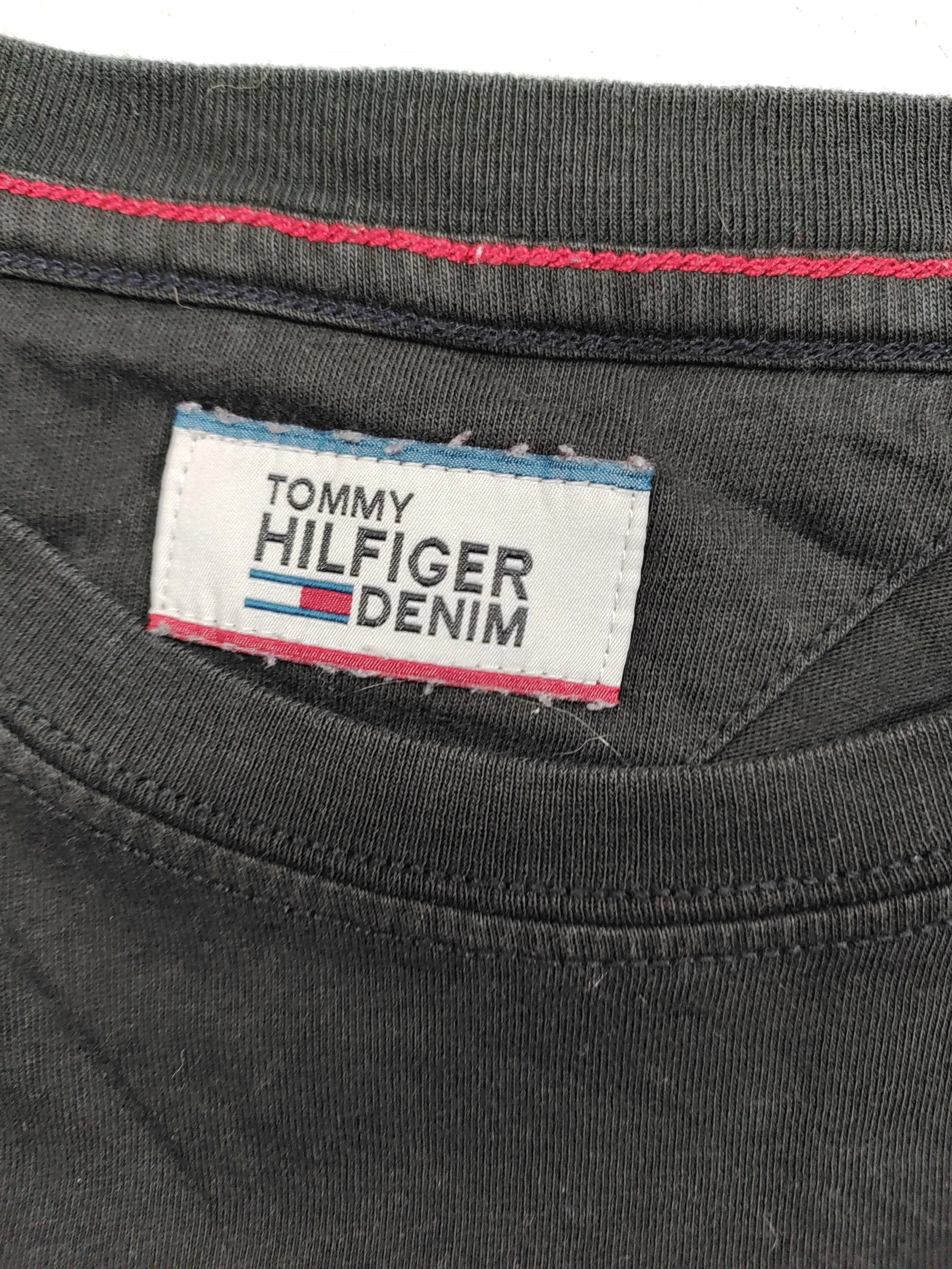 Tommy Hilfiger Men's T-Shirt M Black 100% Cotton Basic - Image 6