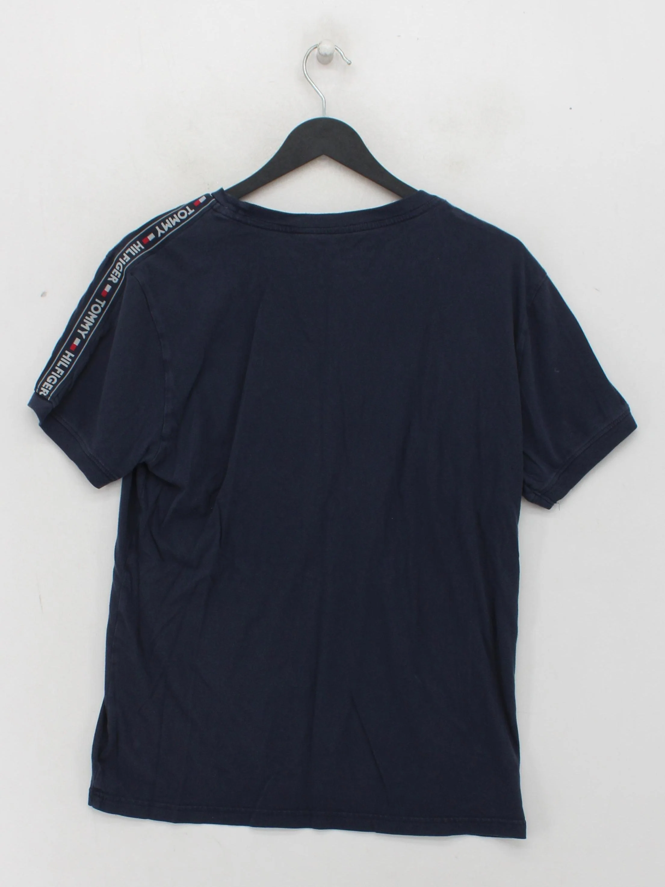 Tommy Hilfiger Men's T-Shirt M Blue 100% Cotton Basic - Image 2