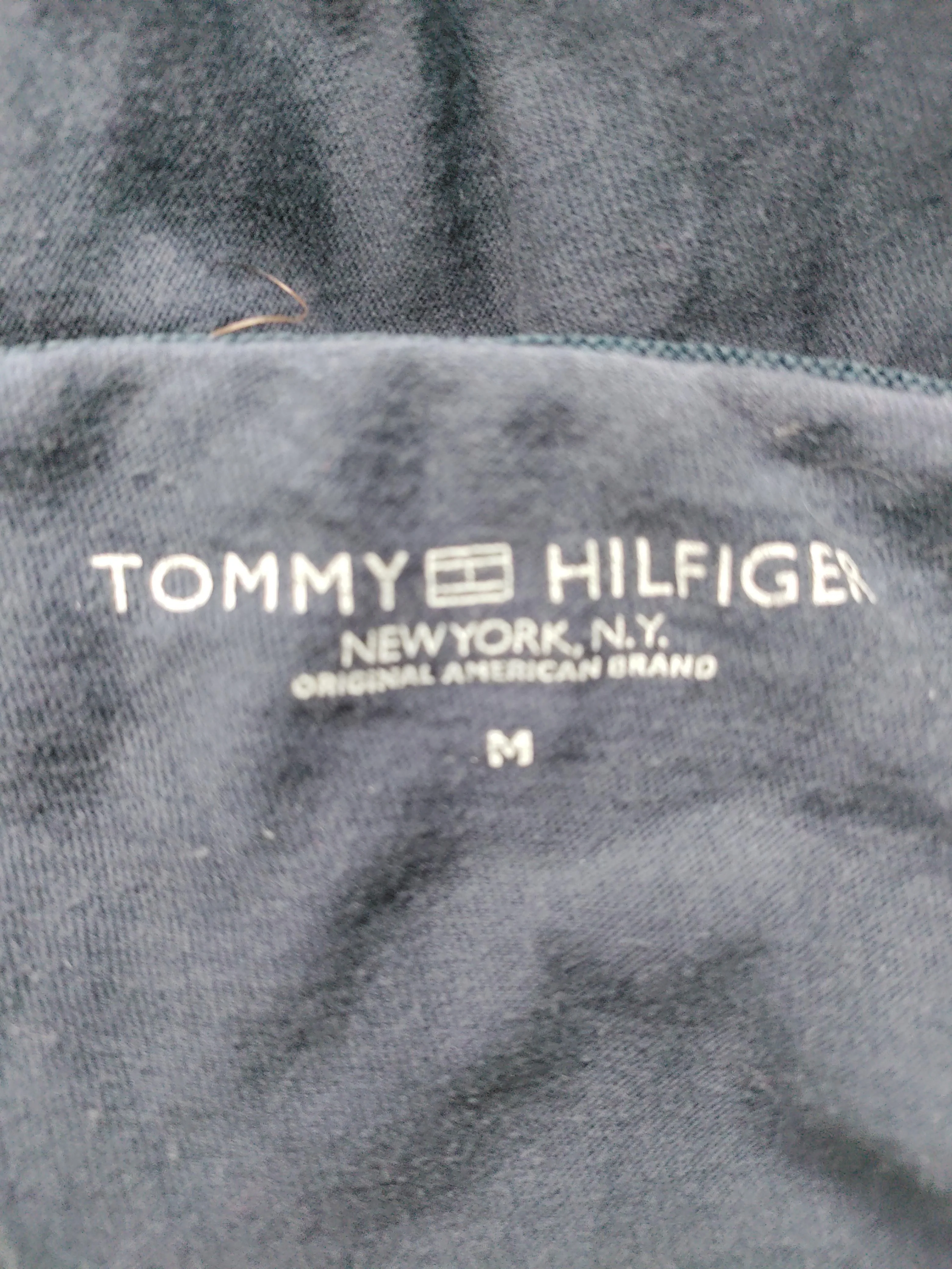 Tommy Hilfiger Men's T-Shirt M Blue 100% Cotton Basic - Image 8