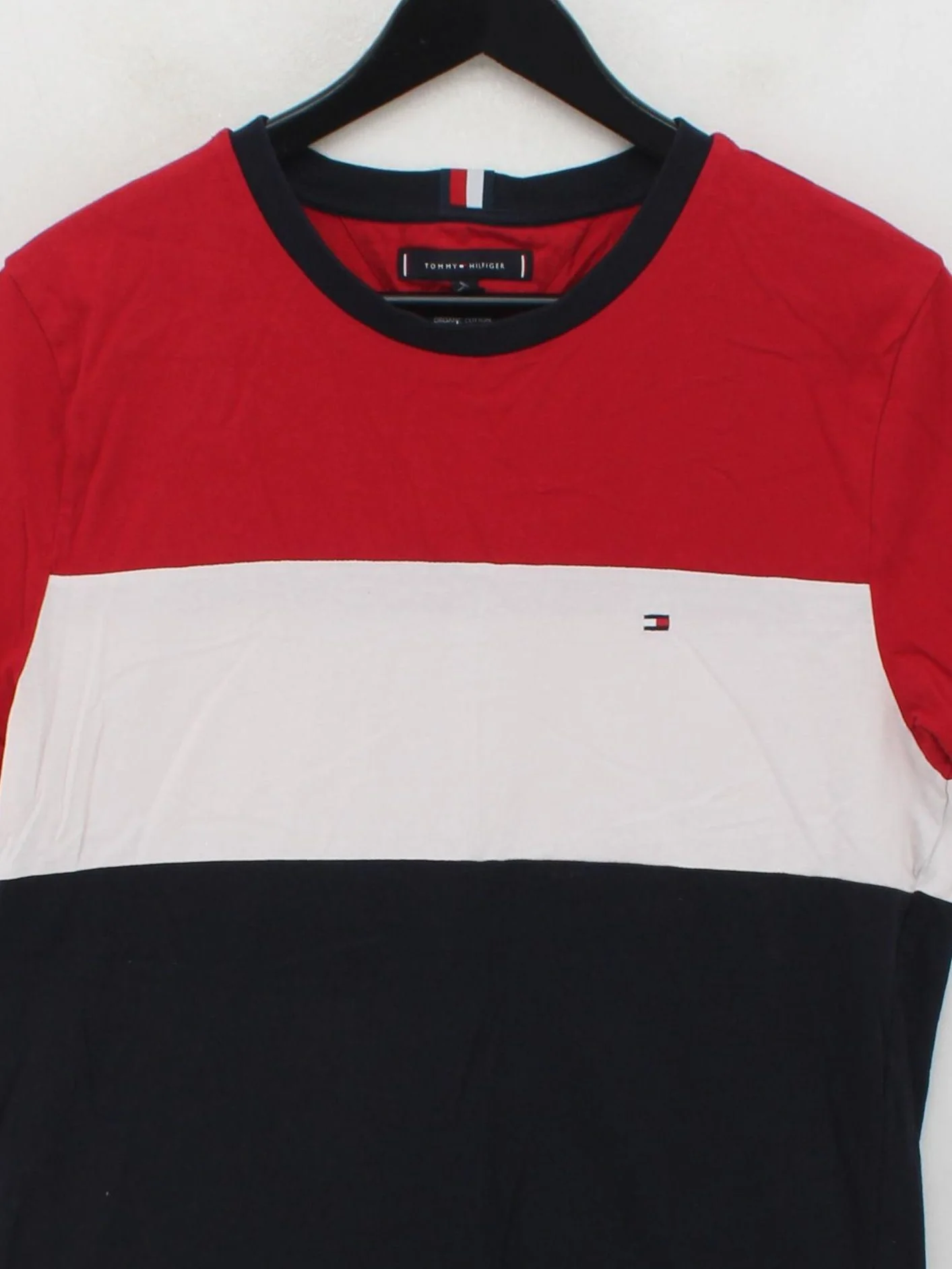 Tommy Hilfiger Men's T-Shirt M Multi Graphic 100% Cotton Basic - Image 3