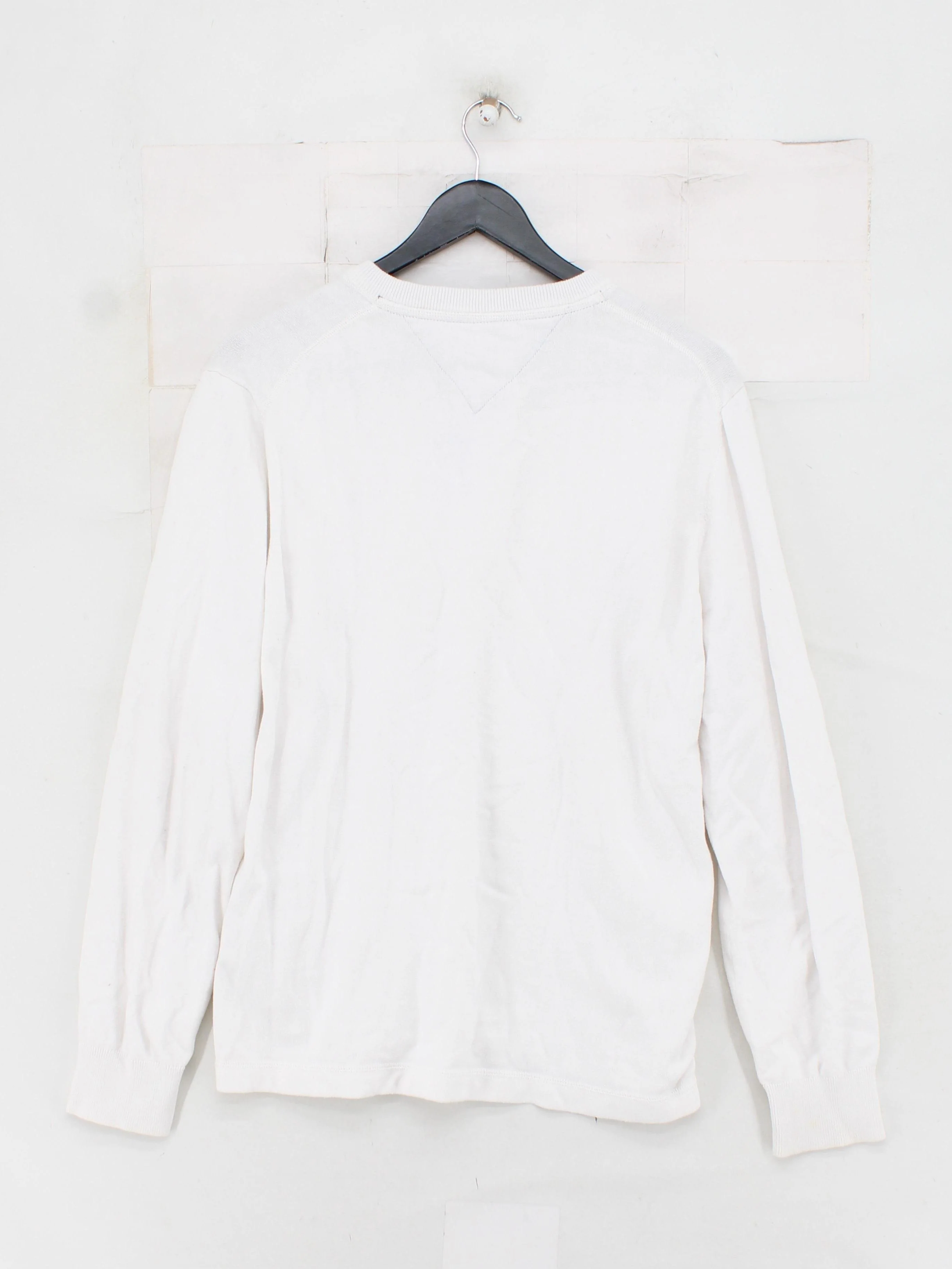 Tommy Hilfiger Men's T-Shirt M White 100% Cotton Basic - Image 2