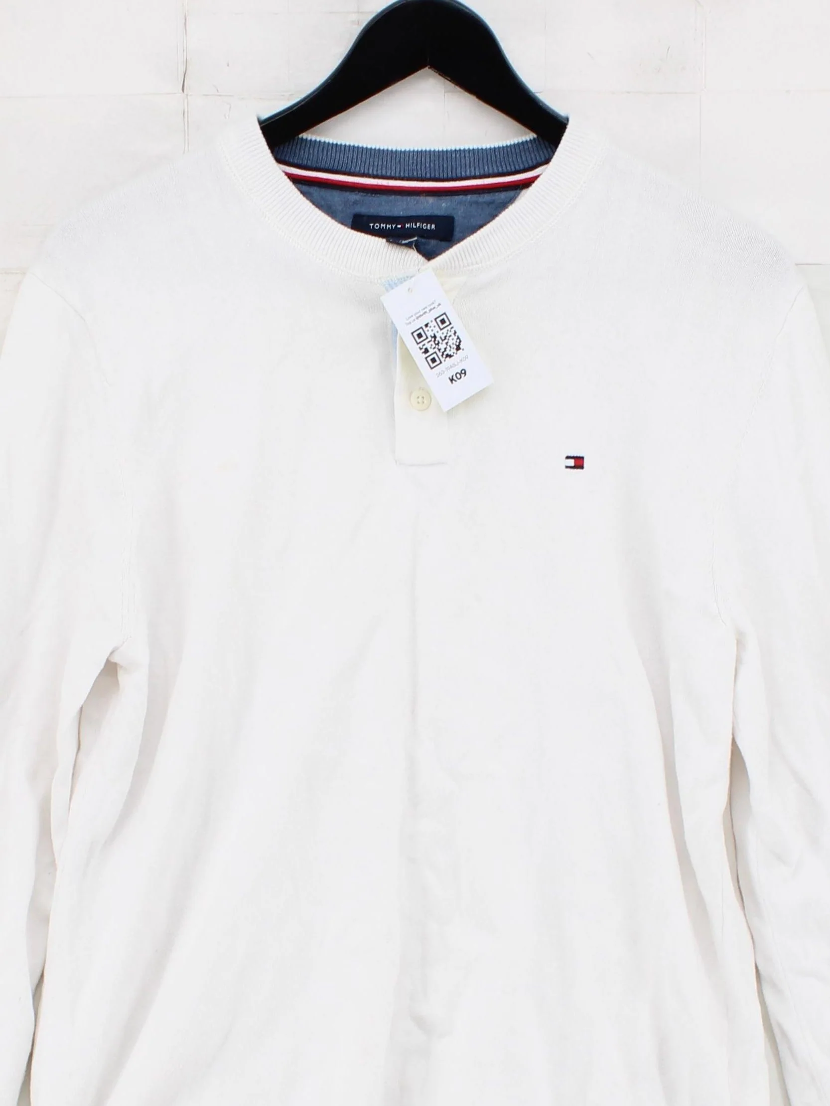 Tommy Hilfiger Men's T-Shirt M White 100% Cotton Basic - Image 3