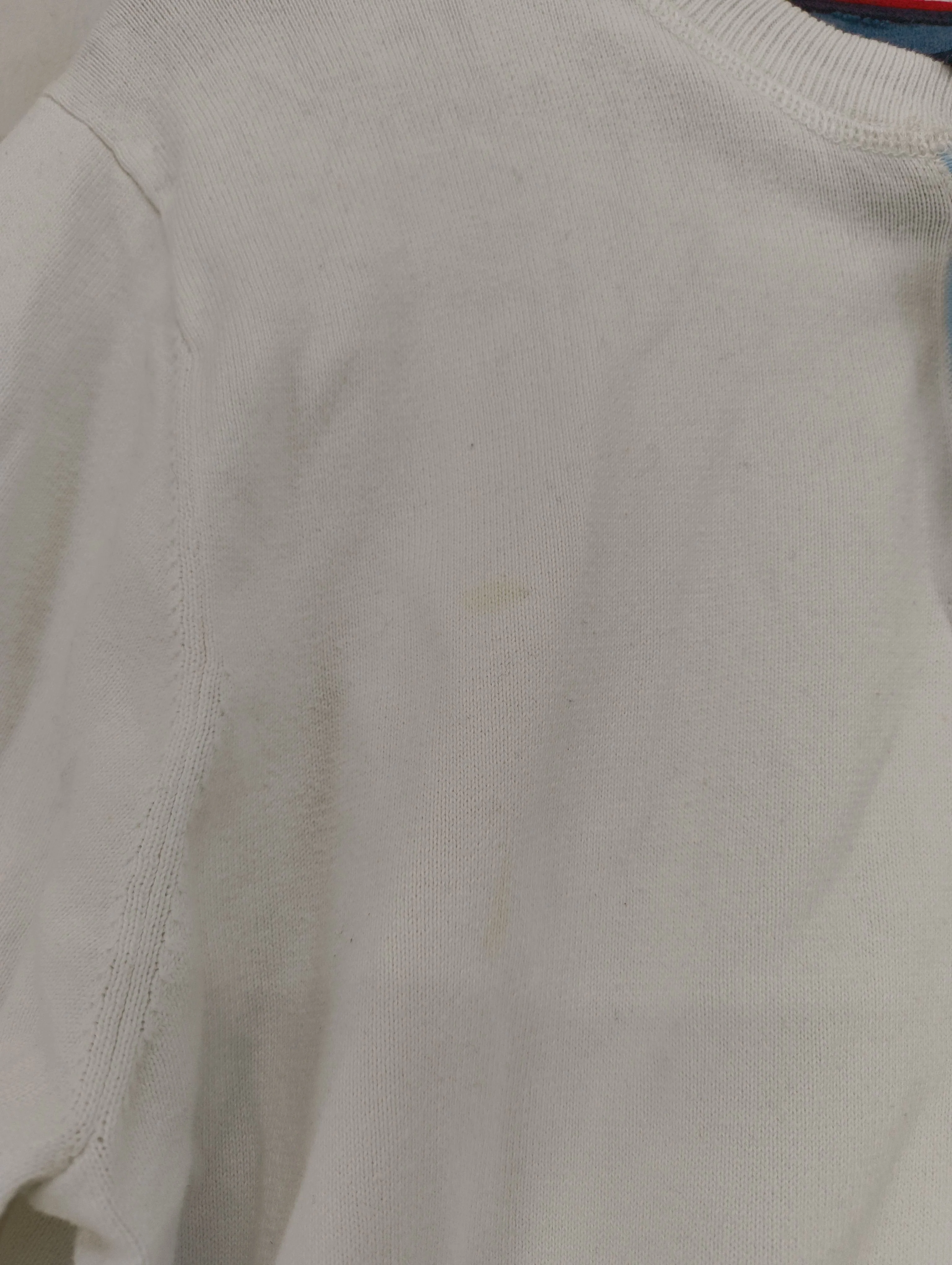 Tommy Hilfiger Men's T-Shirt M White 100% Cotton Basic - Image 6