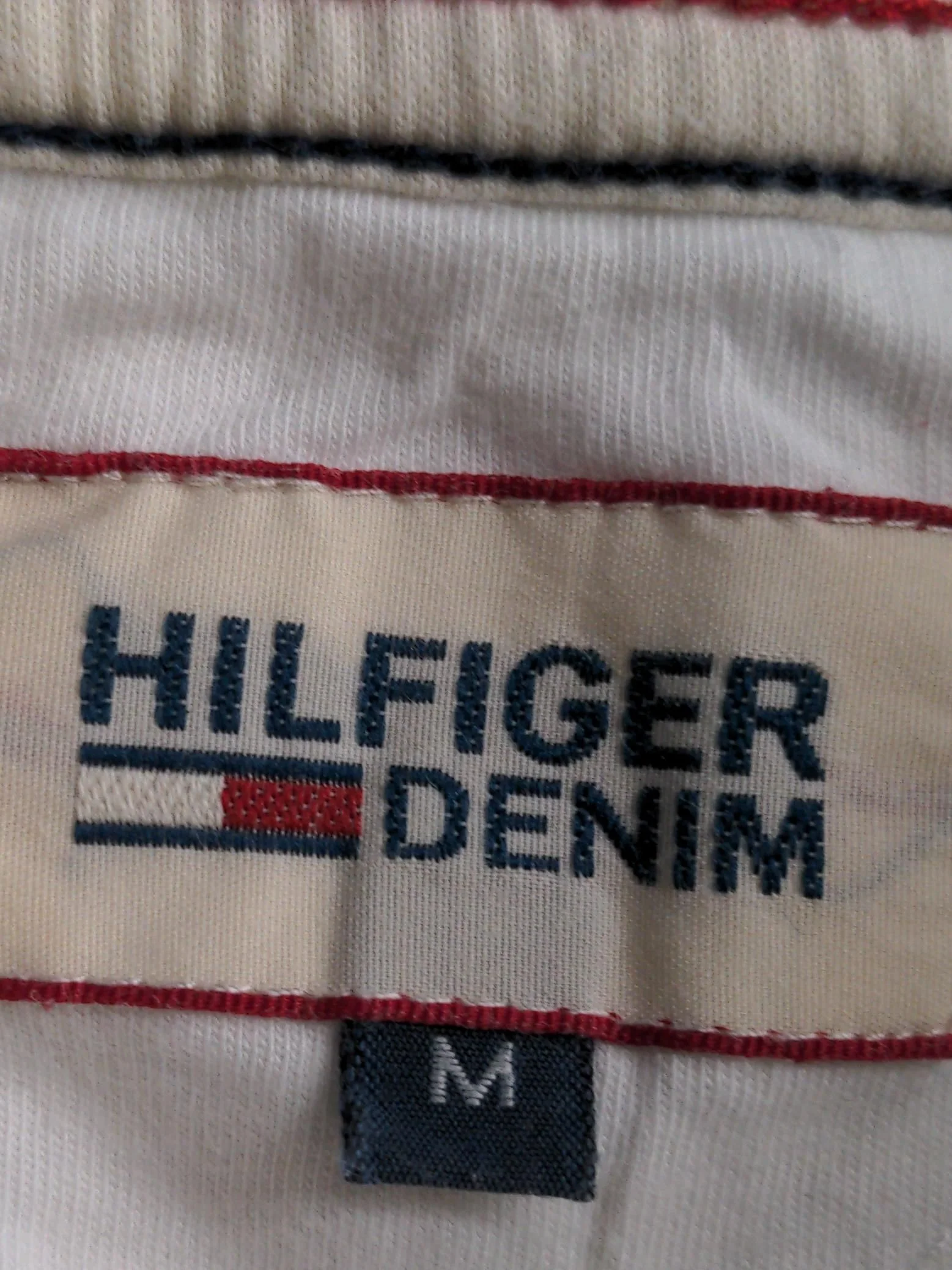 Tommy Hilfiger Men's T-Shirt M White 100% Cotton Basic - Image 5