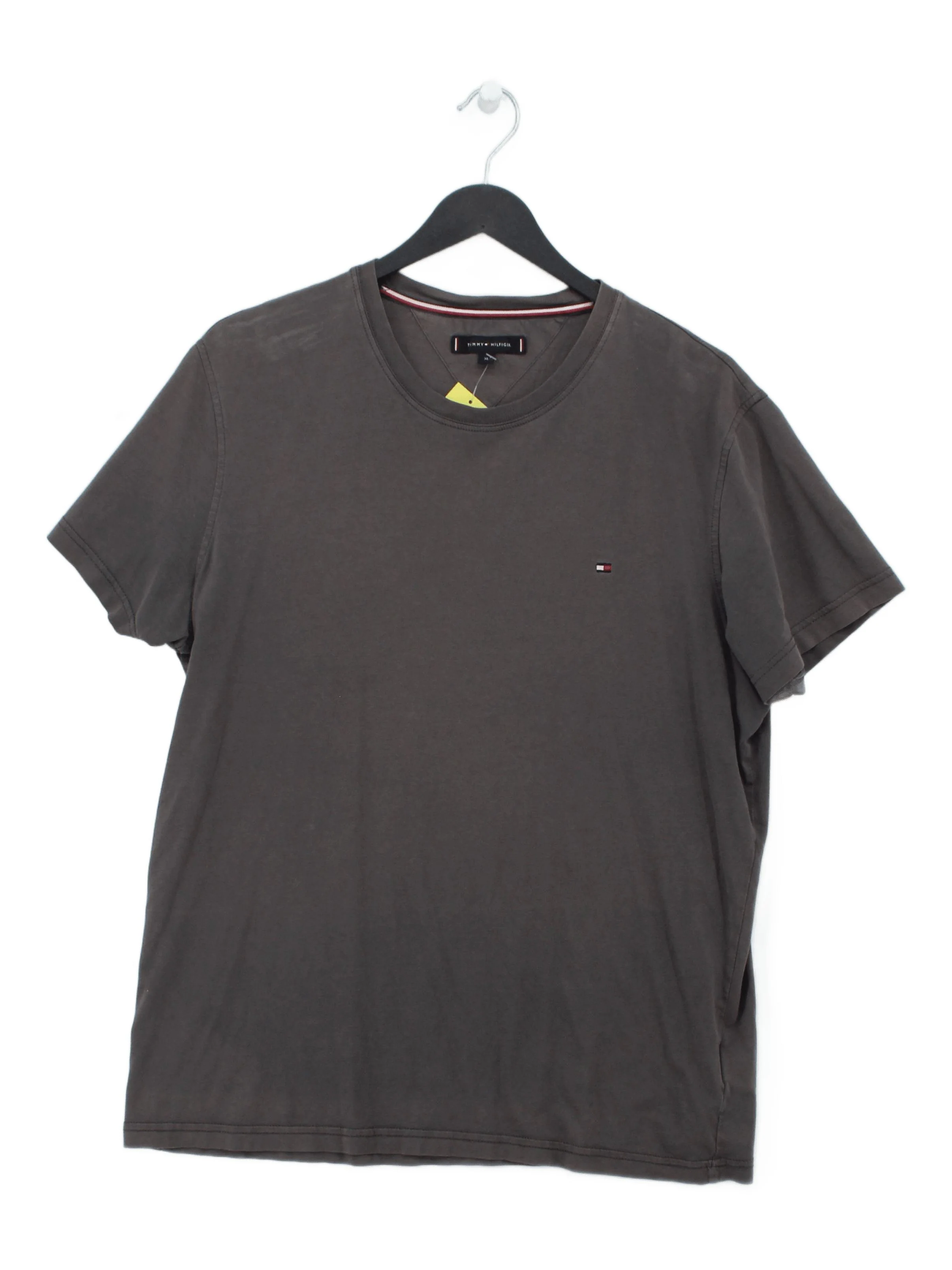 Tommy Hilfiger Men's T-Shirt XL Grey 100% Cotton Basic