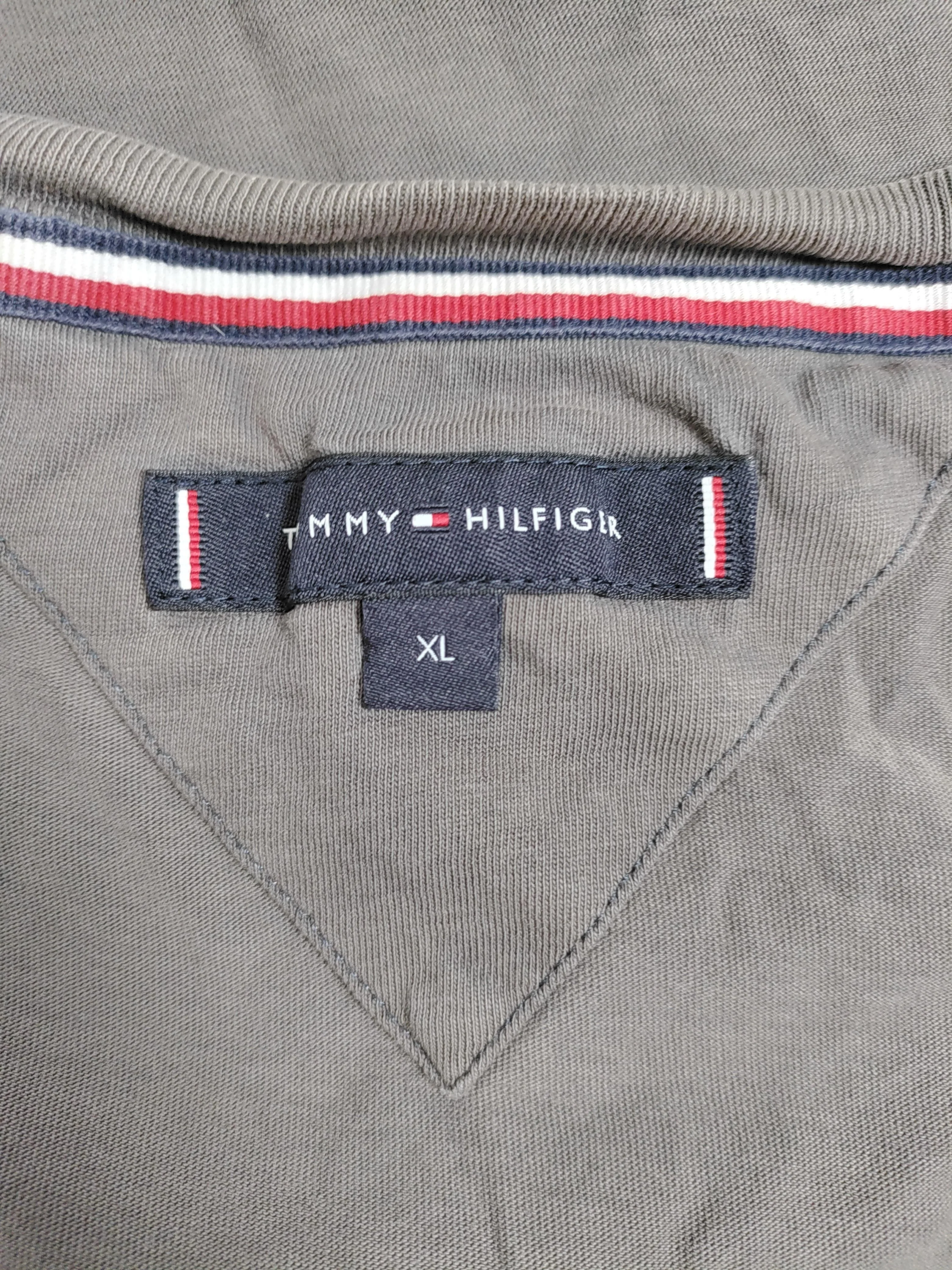 Tommy Hilfiger Men's T-Shirt XL Grey 100% Cotton Basic - Image 8