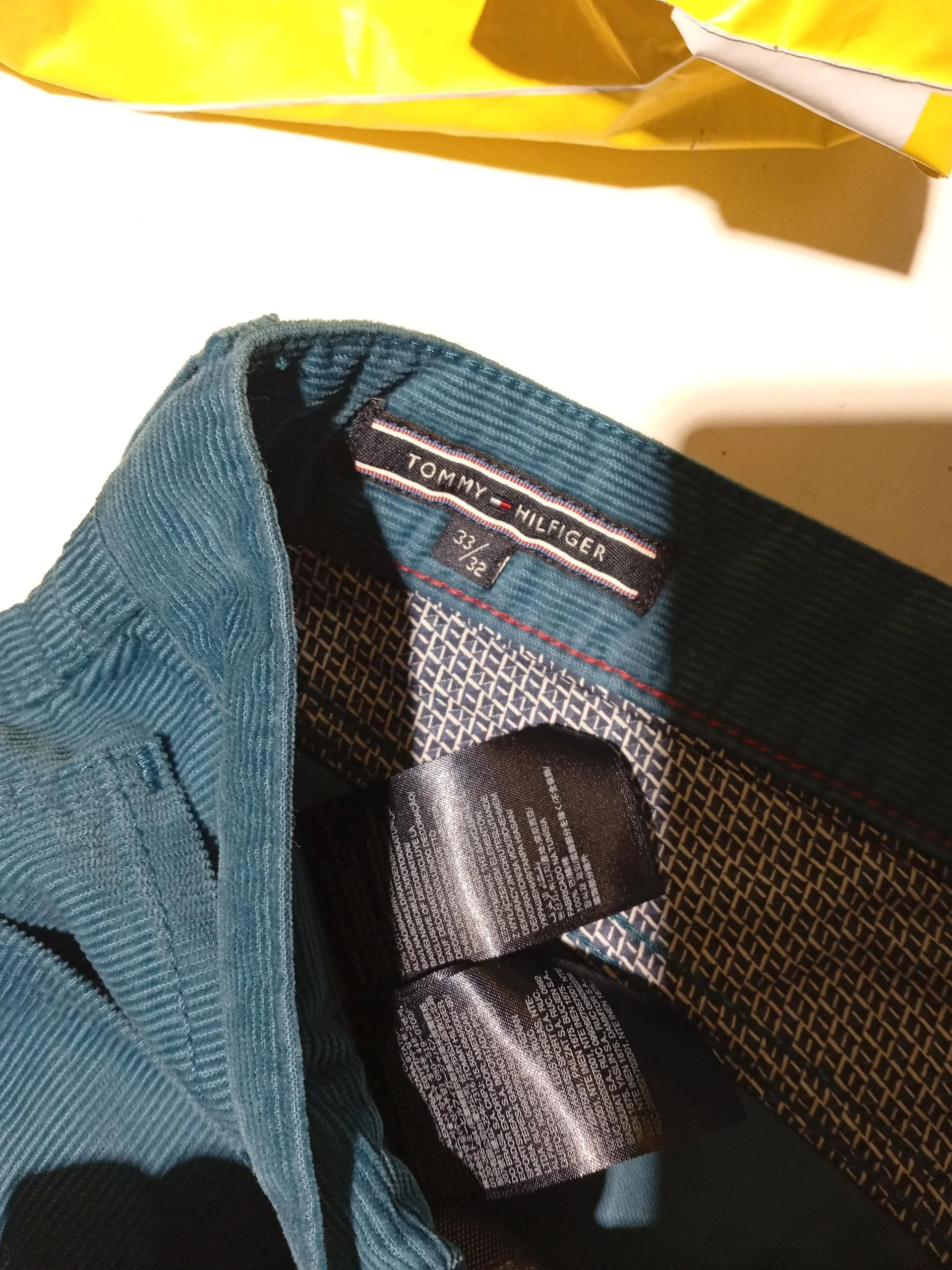 Tommy Hilfiger Men's Trousers M Blue 100% Cotton Straight Chino New with tags - Image 5