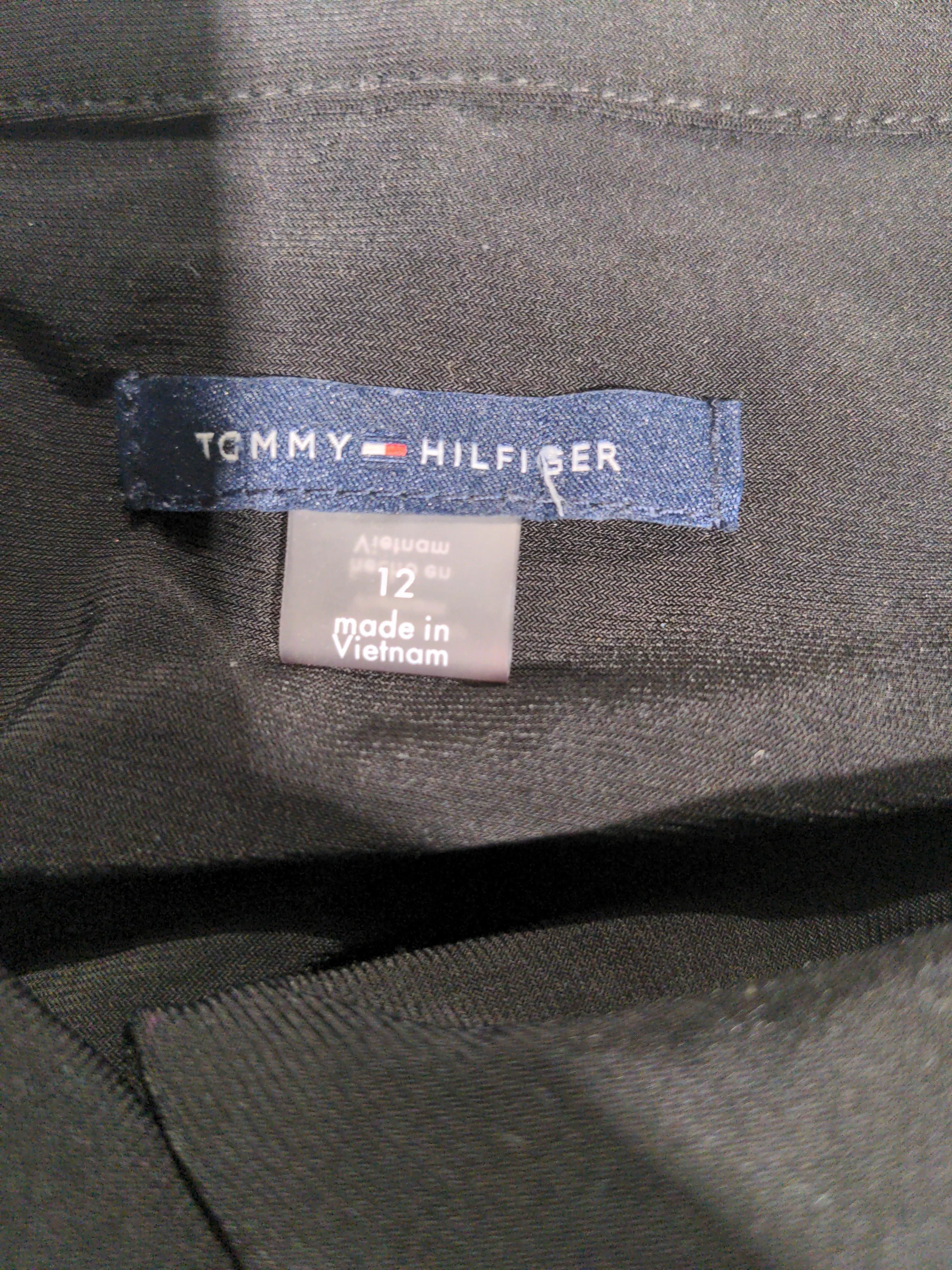 Tommy Hilfiger T-Shirt Mini Dress UK12 in Black - Image 5