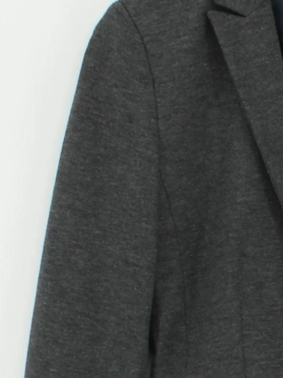Tommy Hilfiger Women's Blazer UK 10 Grey Viscose - Image 4